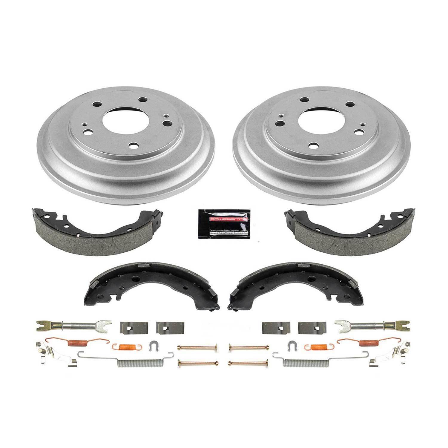 TRD製TE27用デフリングギア&ピニオンギアセット ほぼ新品4.875 PowerStop KOE15397DK PowerStop Drum Brake Kits | Summit Racing