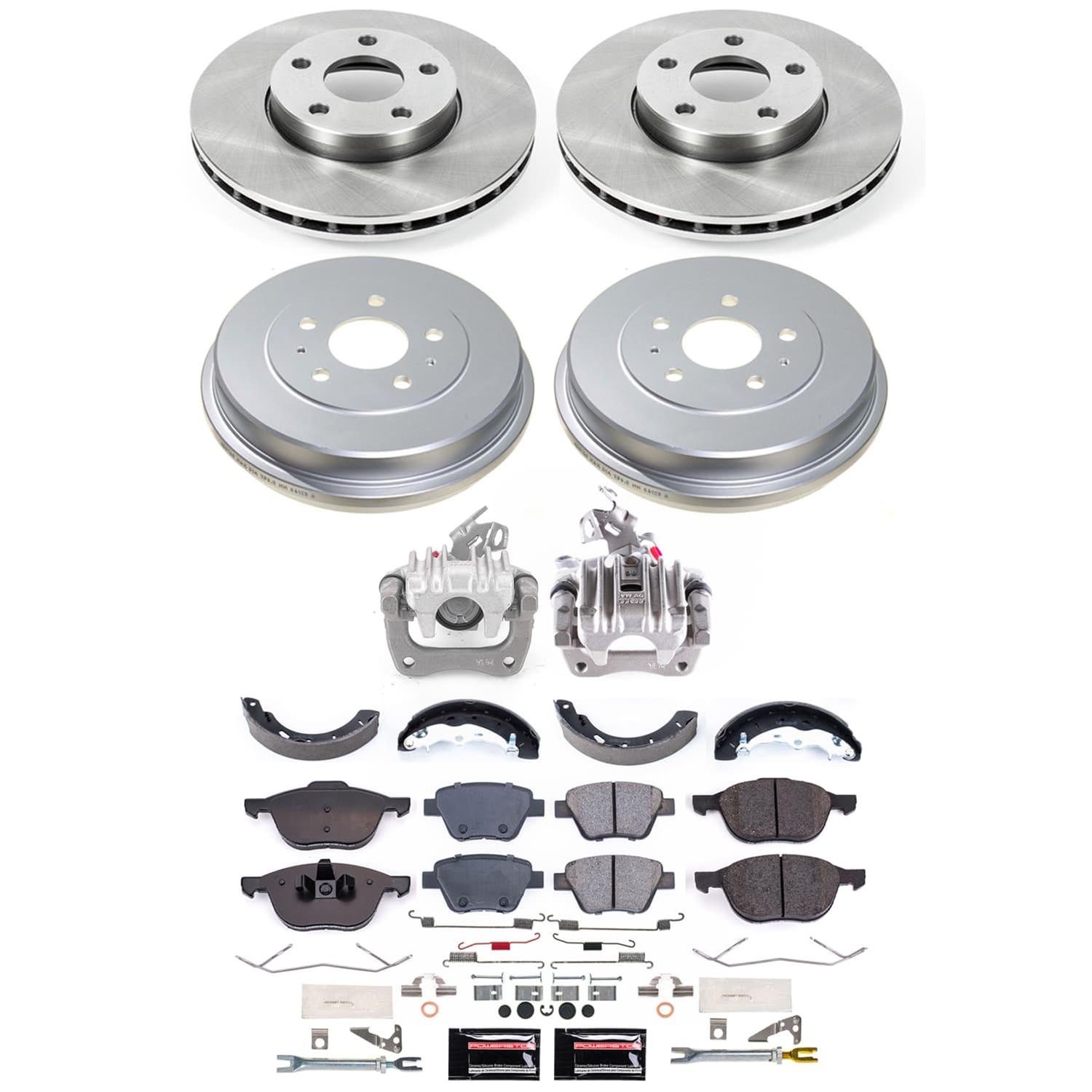 Power Stop 12-18 Ford Focus Front and Rear Autospecialty Brake Kit (1x psbKOE5976, 1x psbKOE15470DK) thumbnail 7