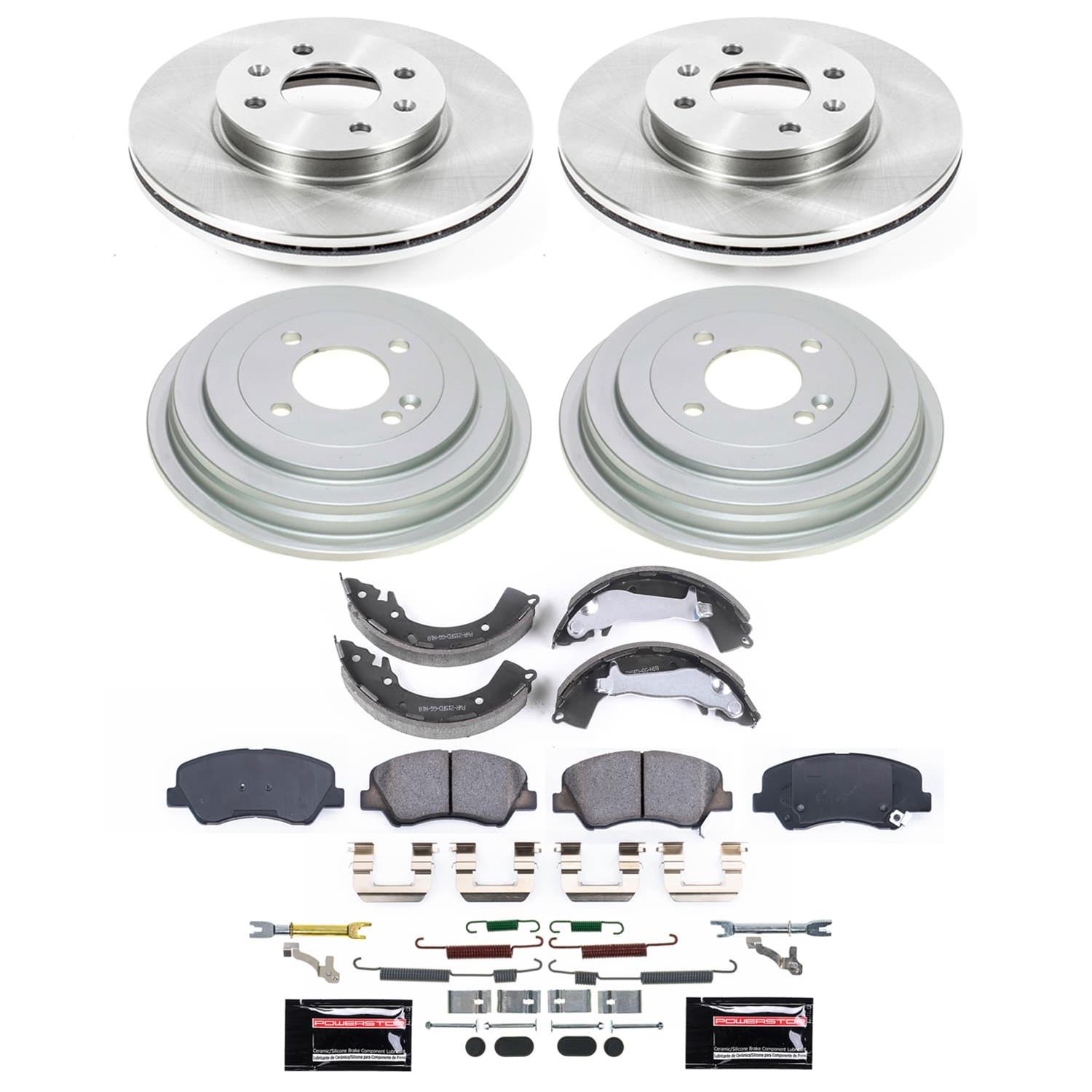 Power Stop 13-17 Hyundai Accent Front and Rear Autospecialty Brake Kit (1x psbKOE6508, 1x psbKOE15476DK) thumbnail 7
