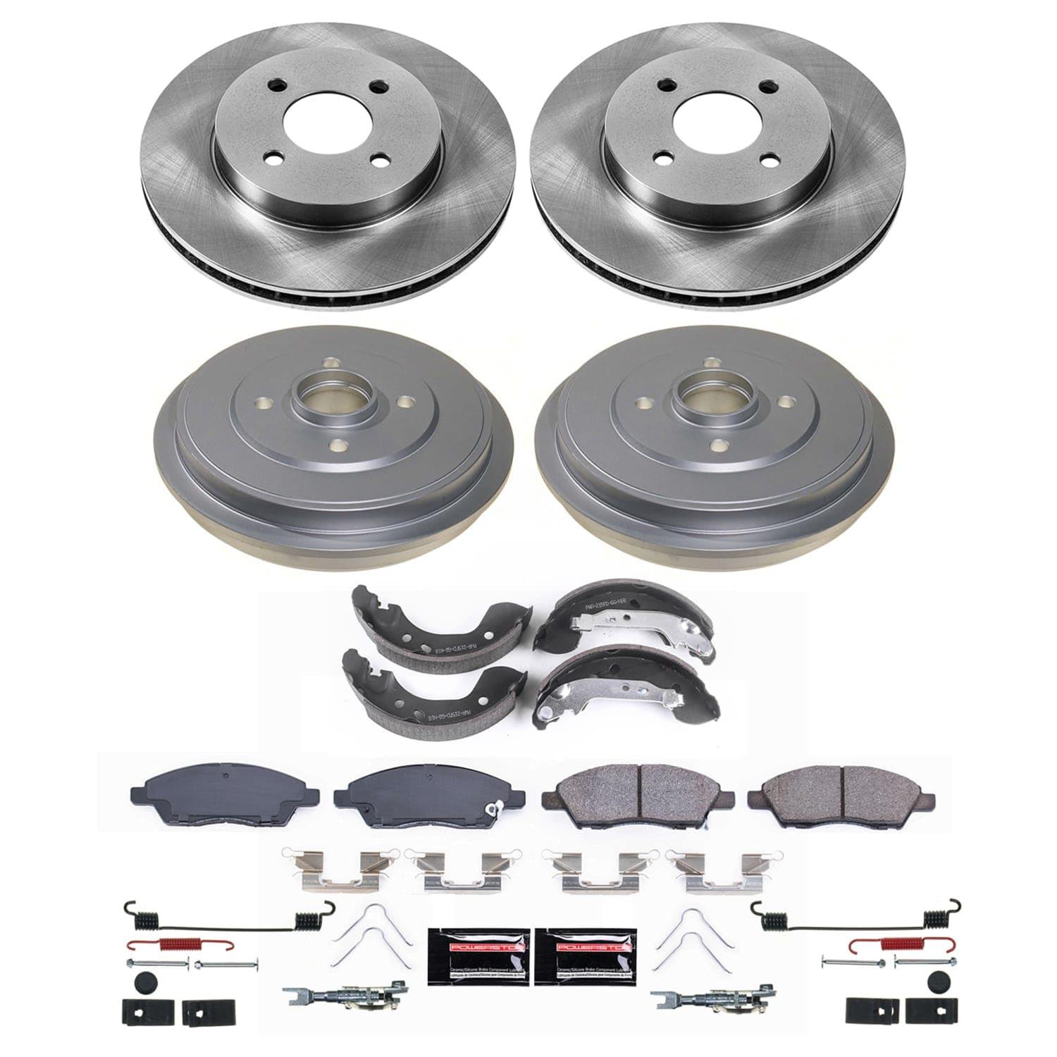 Power Stop 12-19 Nissan Versa Front and Rear Autospecialty Brake Kit (1x psbKOE6096, 1x psbKOE15477DK) thumbnail 6