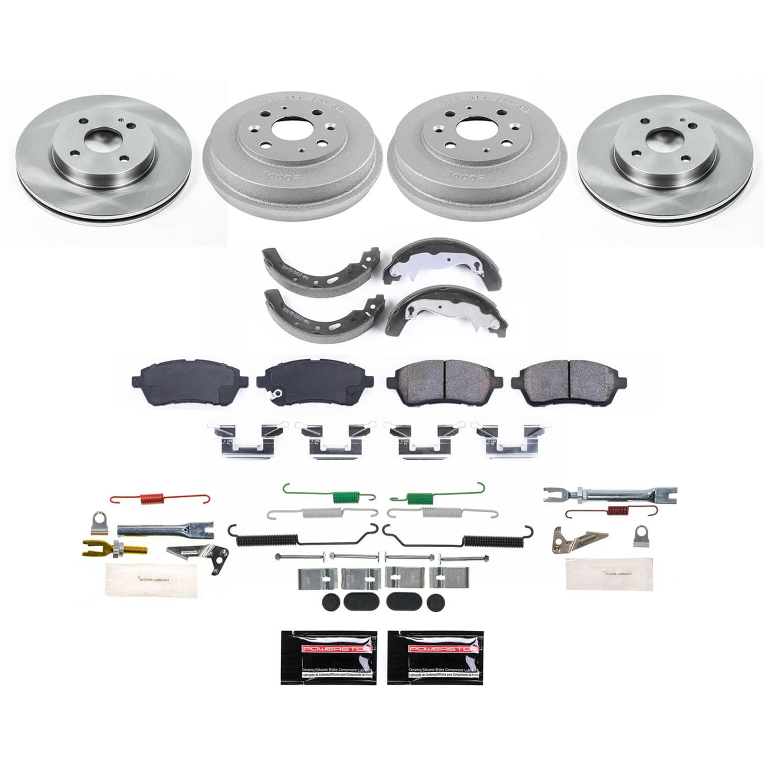 Power Stop 11-14 Mazda 2 Front and Rear Autospecialty Brake Kit (1x psbKOE6344, 1x psbKOE15514DK) thumbnail 7