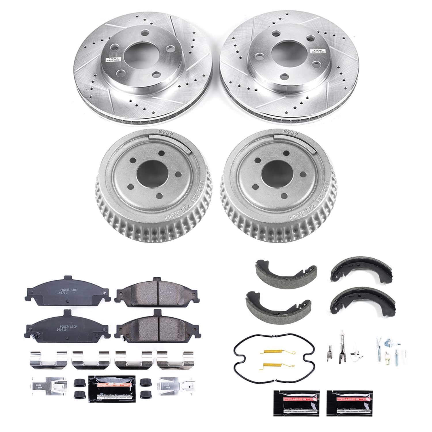 Power Stop 04-05 Chevrolet Classic Front and Rear Autospecialty Brake Kit (1x psbKOE1551, 1x psbKOE15340DK) thumbnail 6