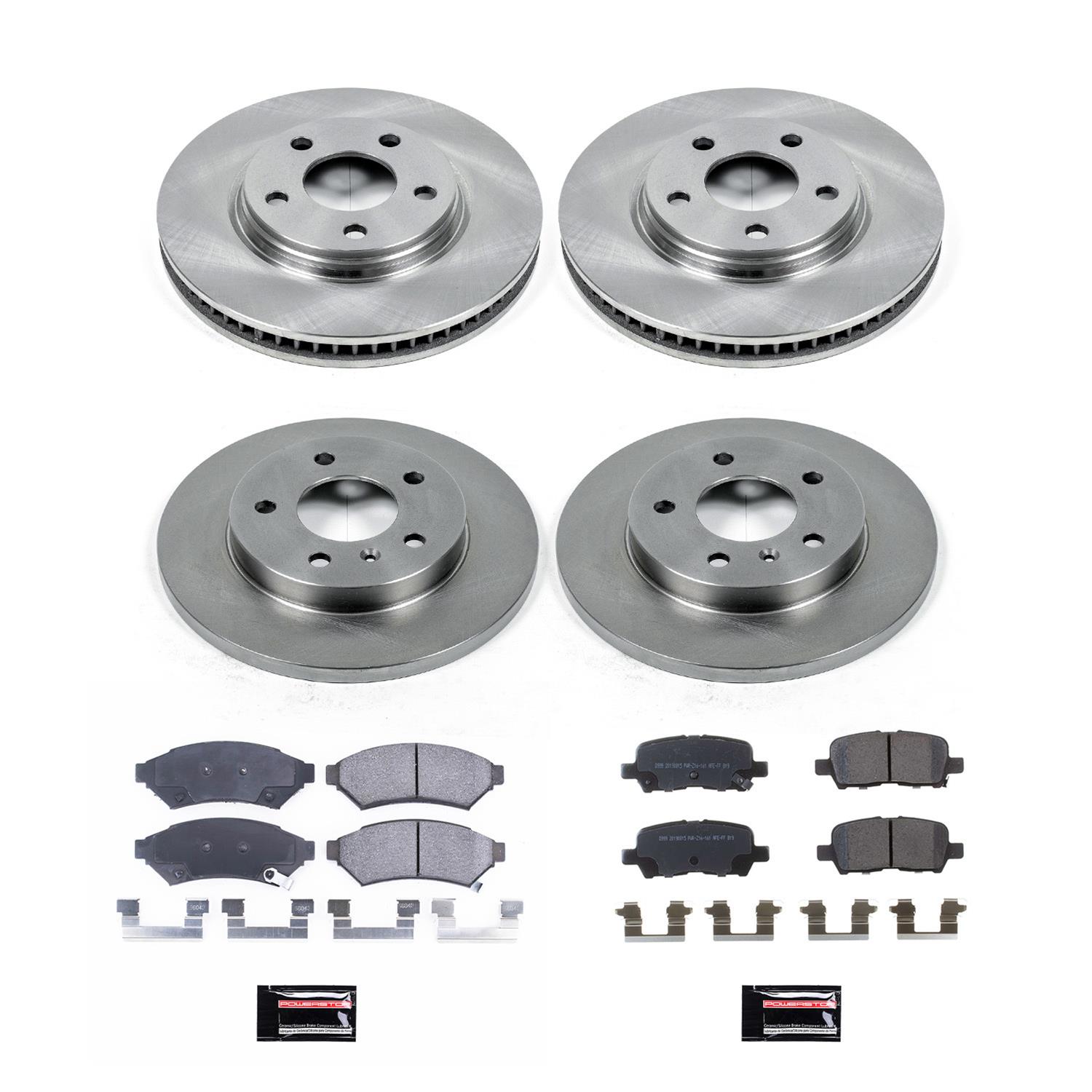 Power Stop 05-09 Buick Allure Front & Rear Autospecialty Brake Kit (1x psbKOE1588, 1x psbKOE1602) thumbnail 4