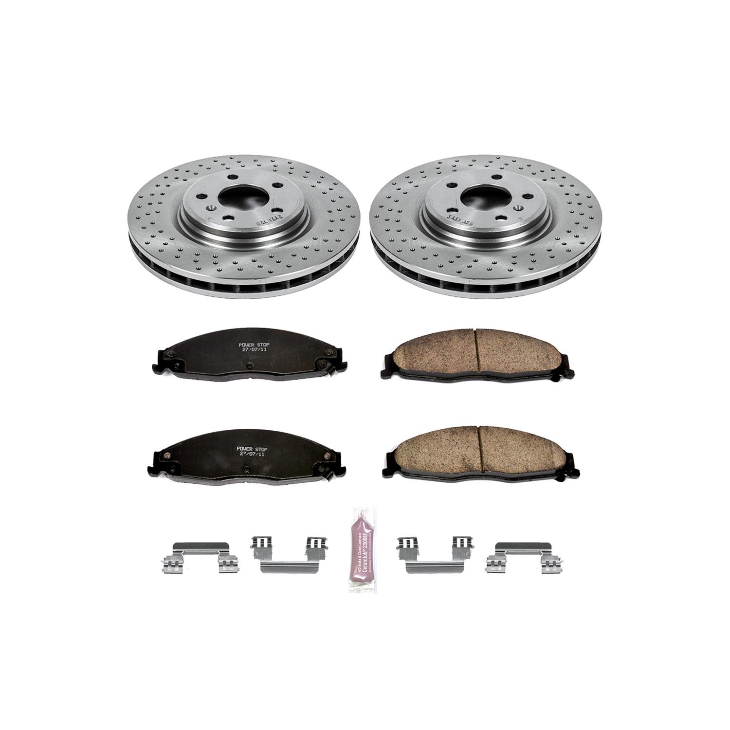 Power Stop 05-08 Pontiac Grand Prix Front & Rear Autospecialty Brake Kit (1x psbKOE1597, 1x psbKOE5289) thumbnail 4