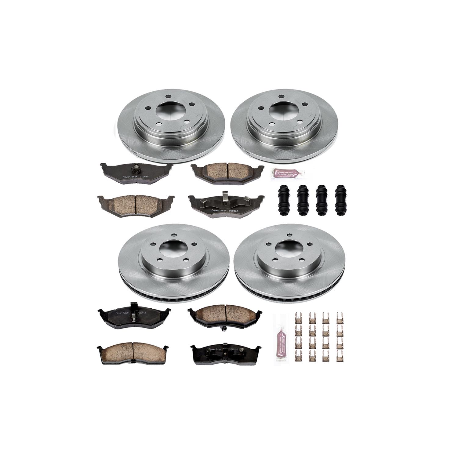 Power Stop 99-04 Chrysler 300M Front & Rear Autospecialty Brake Kit (1x psbKOE1692, 1x psbKOE6263) thumbnail 3