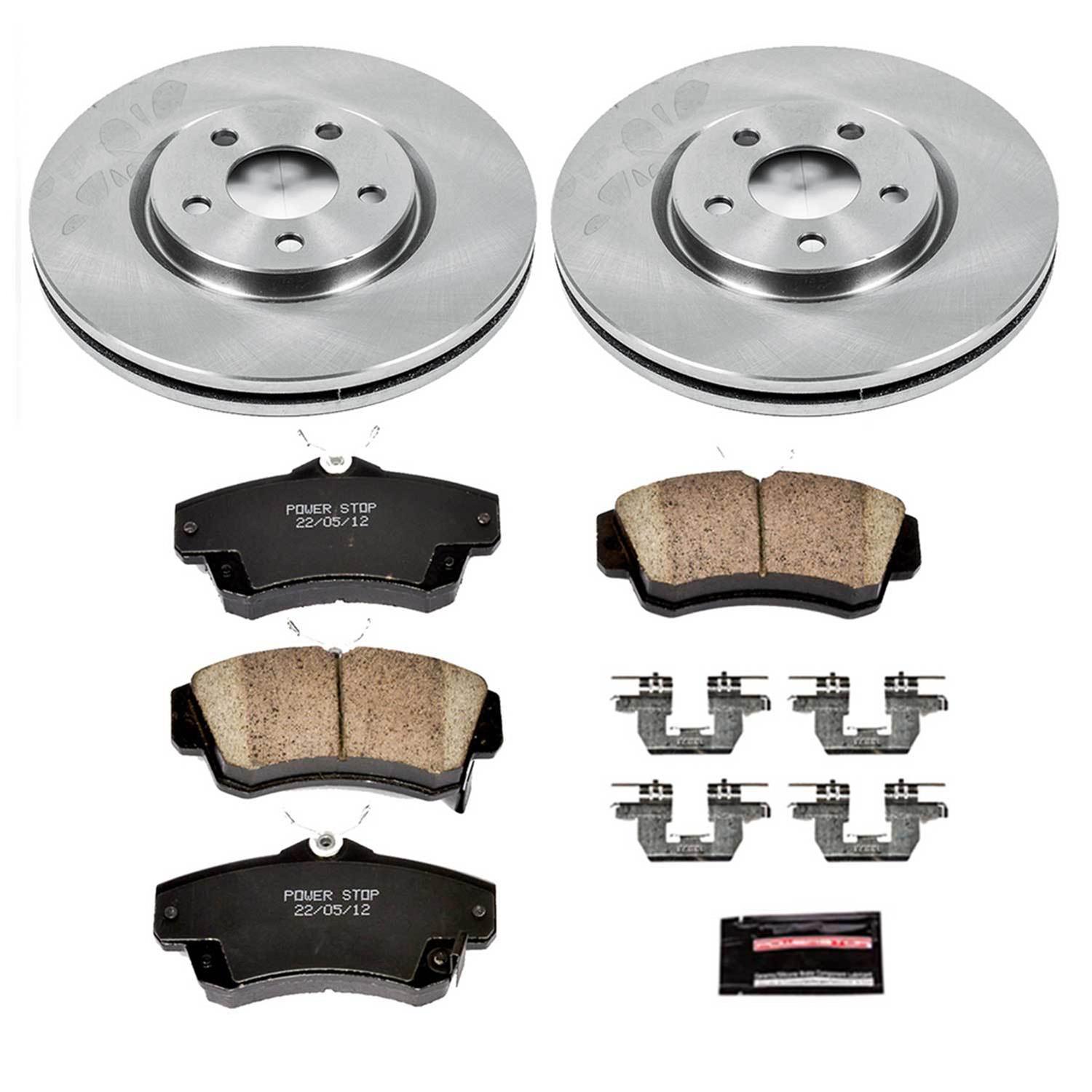 Power Stop 2004 Chrysler PT Cruiser Front & Rear Autospecialty Brake Kit (1x psbKOE1706, 1x psbKOE15390DK) thumbnail 4