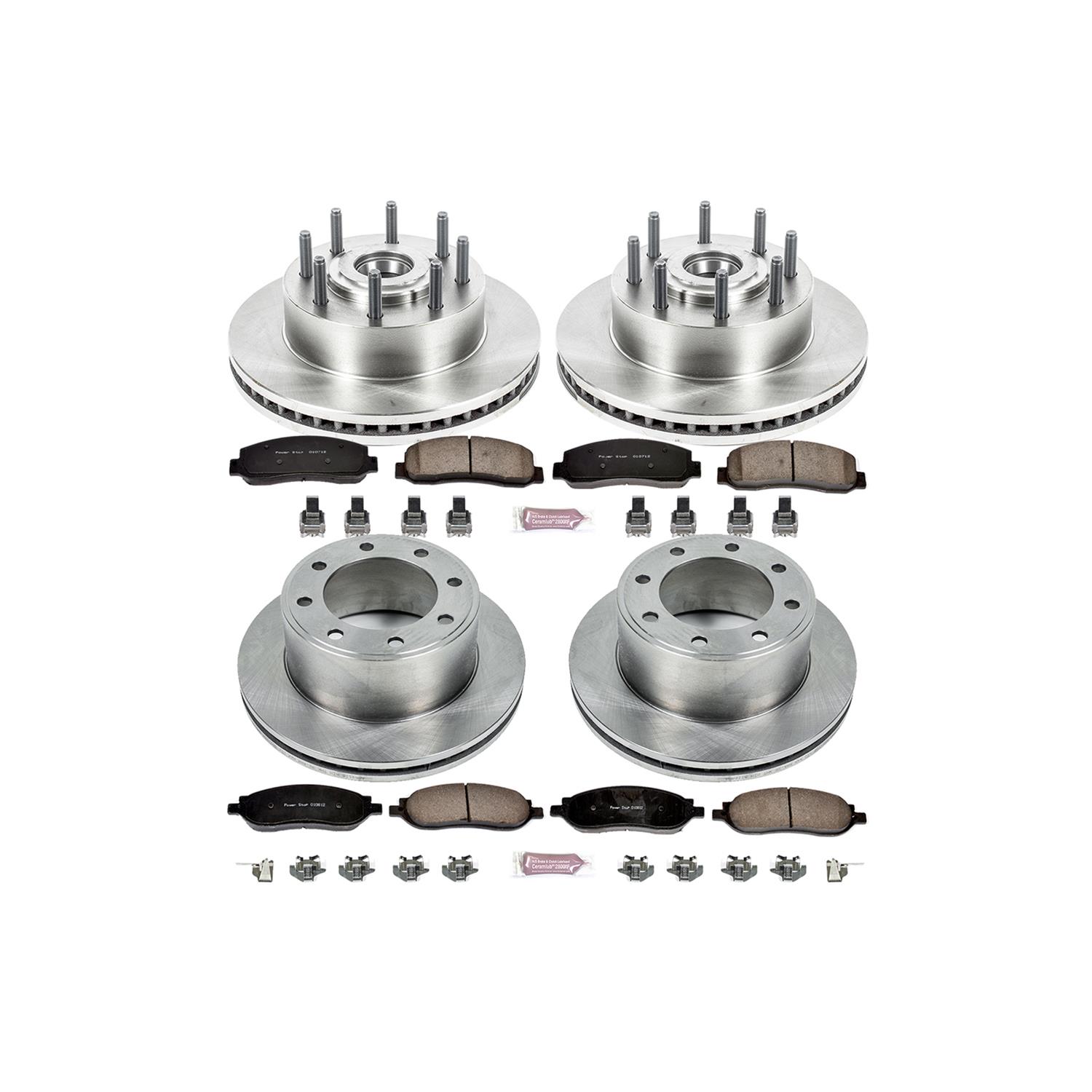 Power Stop 05-07 Ford F-350 Super Duty Front & Rear Autospecialty Brake Kit (2x psbAR85116, 2x psbAR85115, 1x psb17-1068, 1x psb17-1069) thumbnail 4