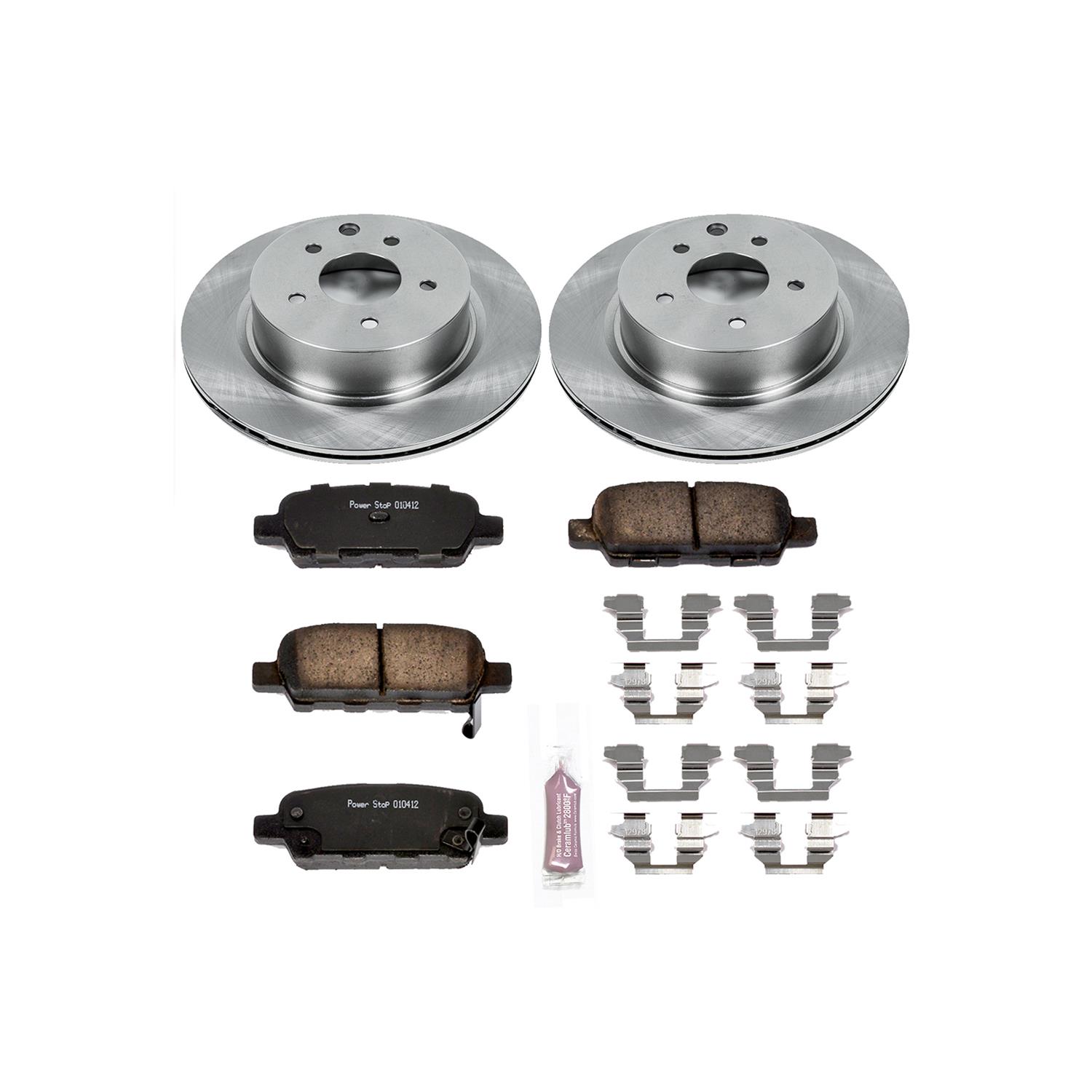 Power Stop 09-14 Nissan Maxima Front & Rear Autospecialty Brake Kit (1x psbKOE179, 1x psbKOE3076) thumbnail 5
