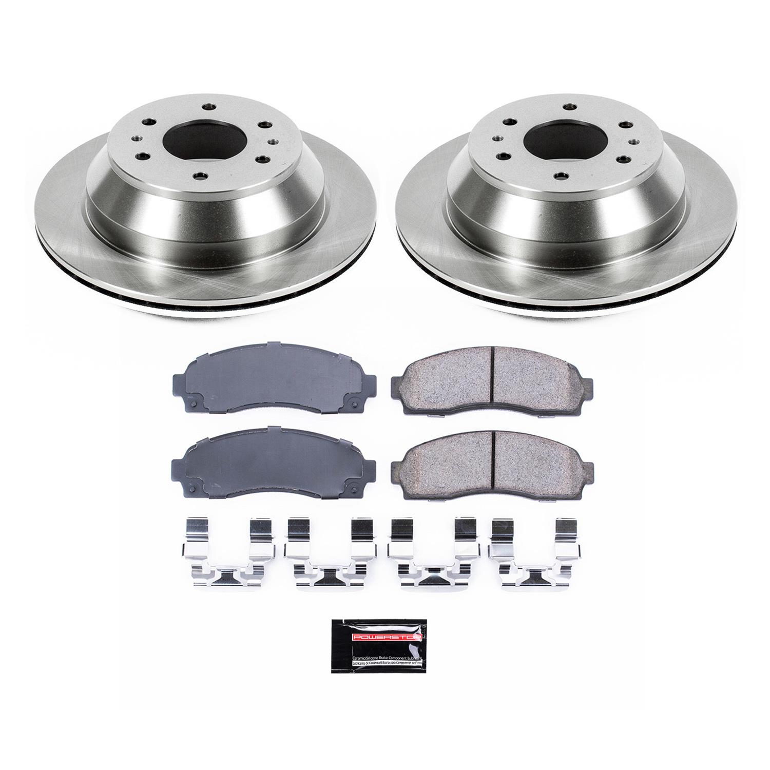 Power Stop 06-09 Chevrolet Trailblazer Front & Rear Autospecialty Brake Kit (1x psbKOE2050, 1x psbKOE1453) thumbnail 3