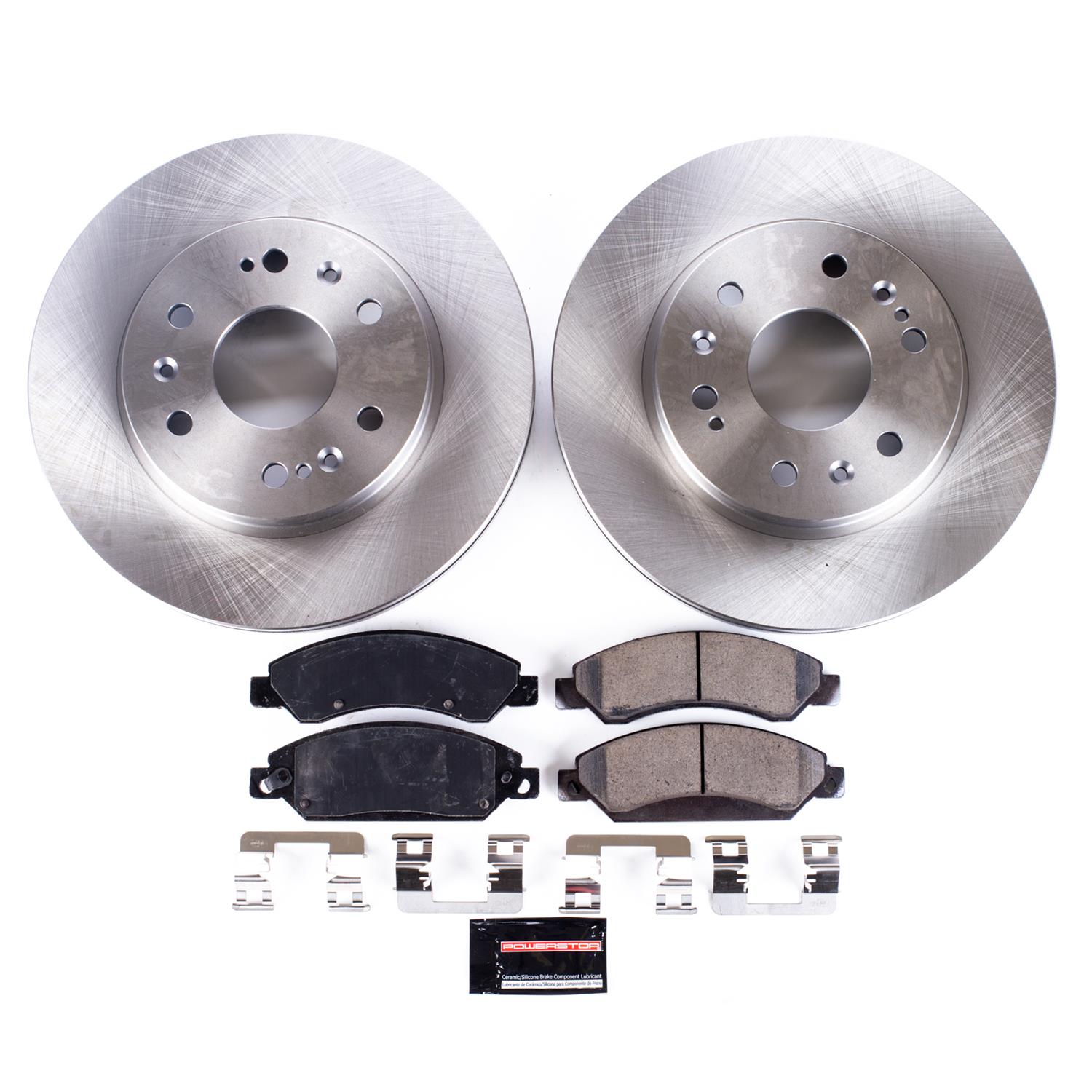 Power Stop KOE2067 Power Stop Z17 Evolution Plus Stock Replacement Brake Kits Summit Racing