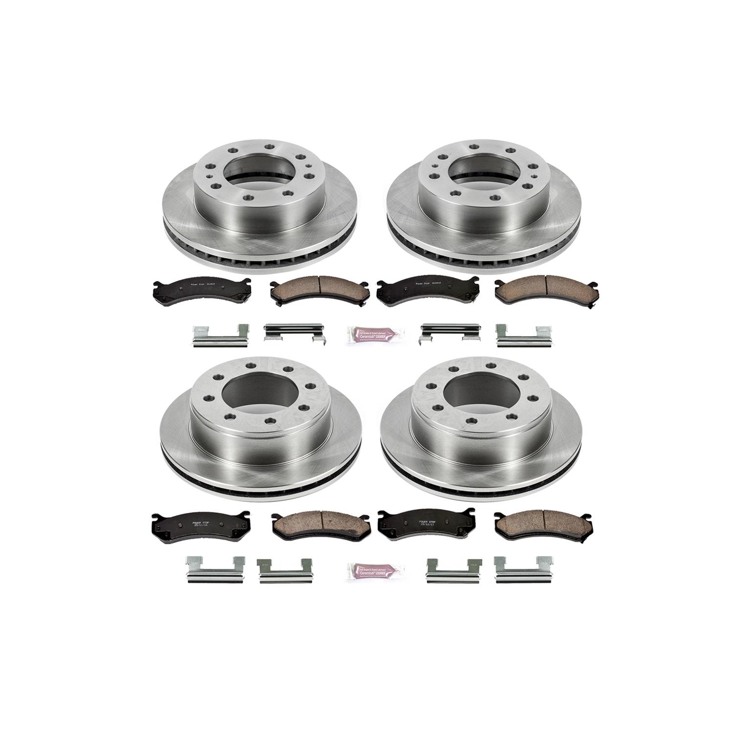 PowerStop Rotor Kit | 2002–2004 Chevrolet Avalanche 2500 (SC2073) main image 1