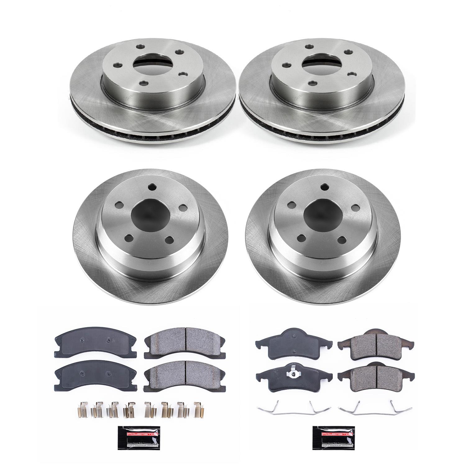 Power Stop 99-04 Jeep Grand Cherokee Front & Rear Autospecialty Brake Kit (1x psbKOE2151, 1x psbKOE2149) thumbnail 9