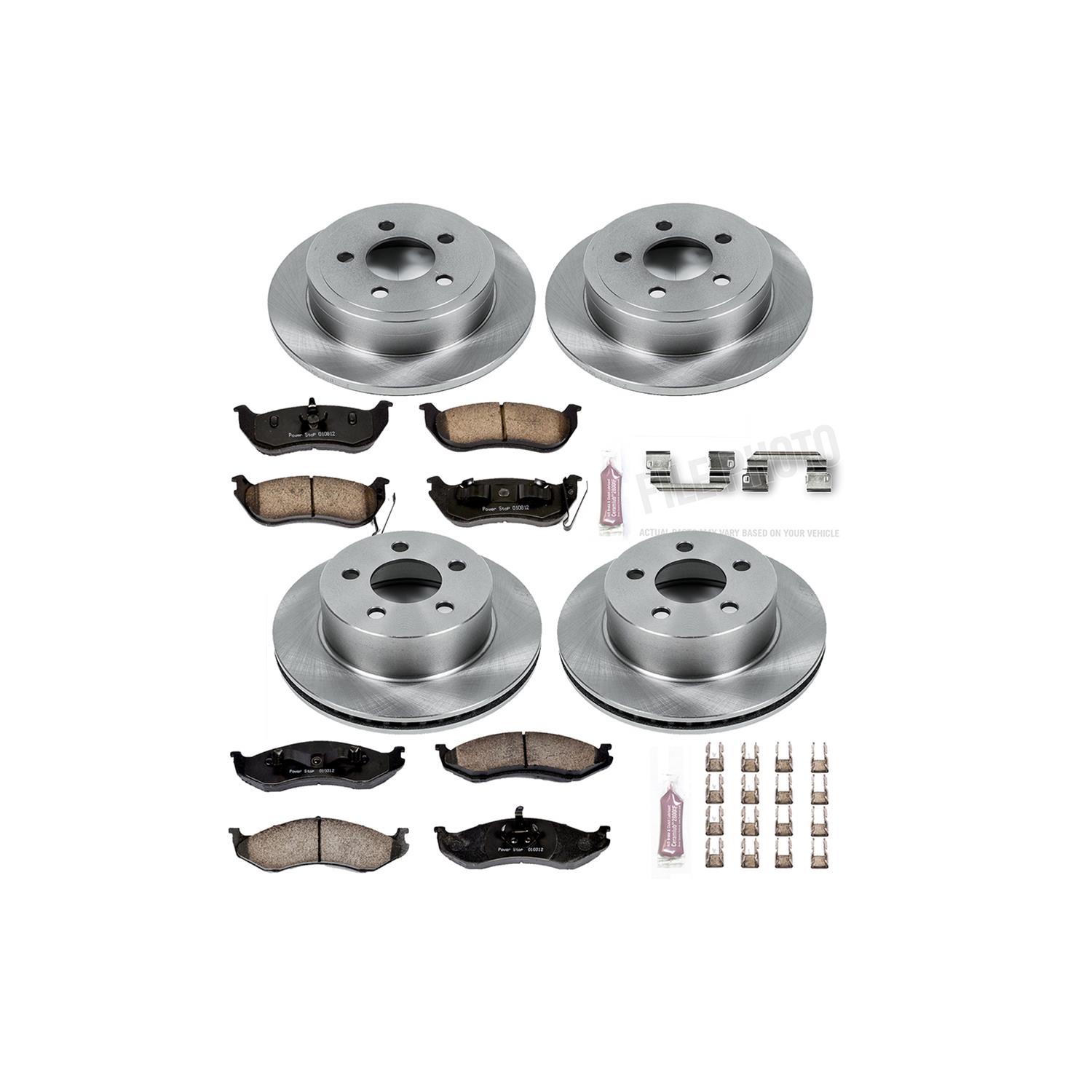 Power Stop 03-06 Jeep Wrangler Front & Rear Autospecialty Brake Kit (1x psbKOE2152, 1x psbKOE2197) thumbnail 5