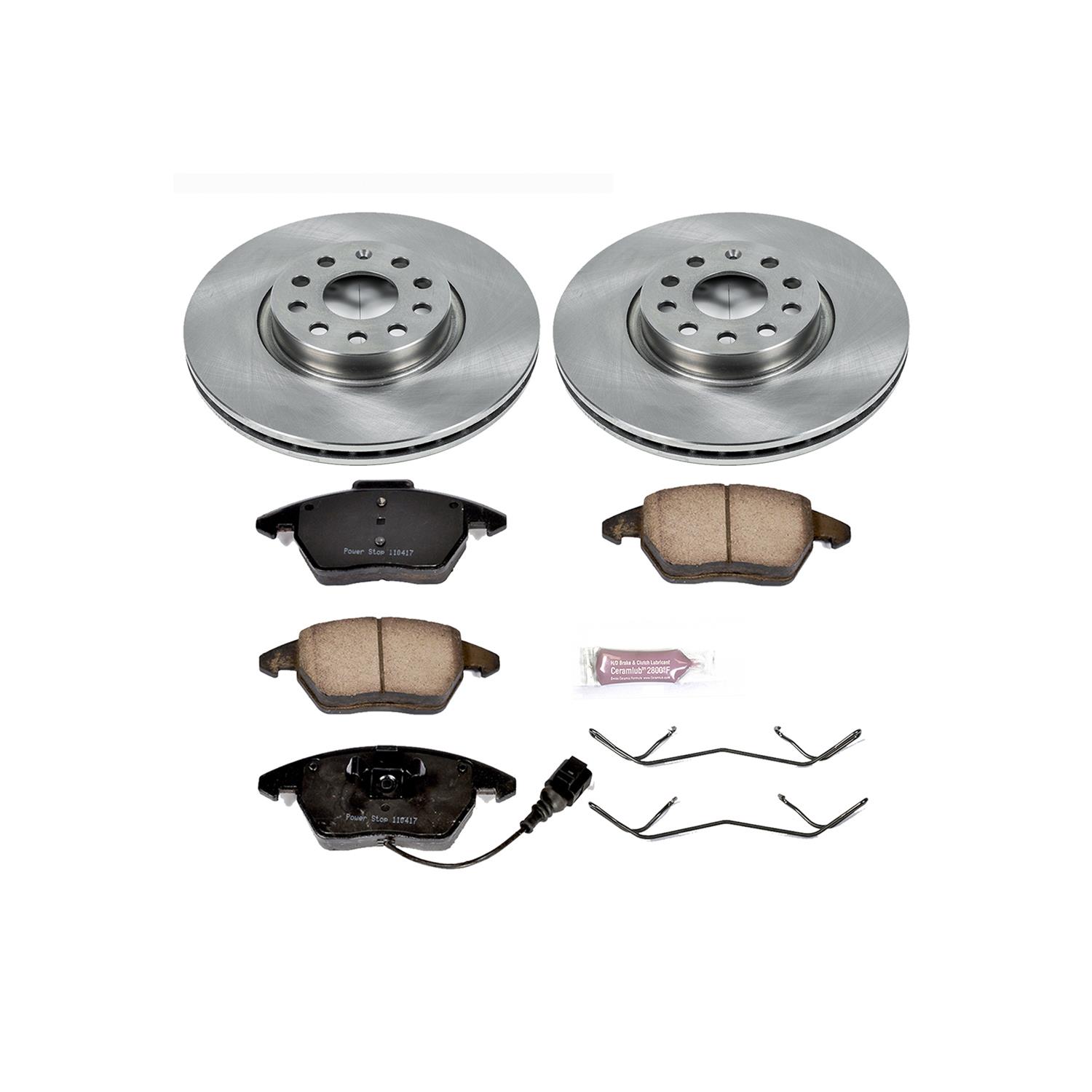 Power Stop 09-17 Volkswagen CC Front & Rear Autospecialty Brake Kit (1x psbKOE7324, 1x psbKOE2259) thumbnail 5