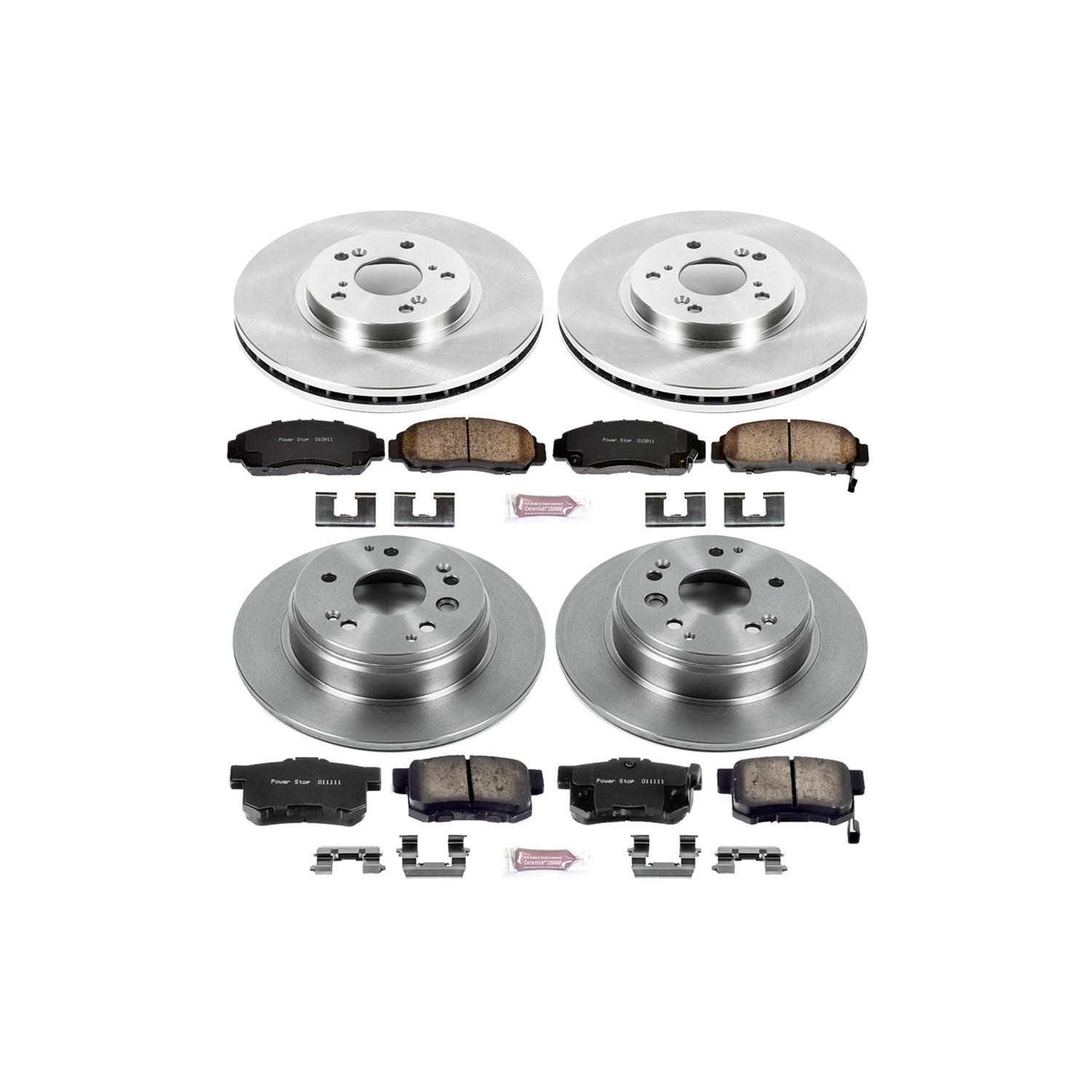 Power Stop 04-08 Acura TL Front & Rear Autospecialty Brake Kit (1x psbKOE2292, 1x psbKOE5399) thumbnail 4