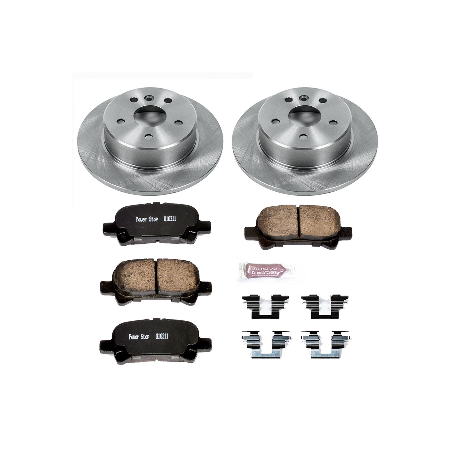 Power Stop 00-04 Toyota Avalon Front & Rear Autospecialty Brake Kit (1x psbKOE1058, 1x psbKOE2322) thumbnail 5