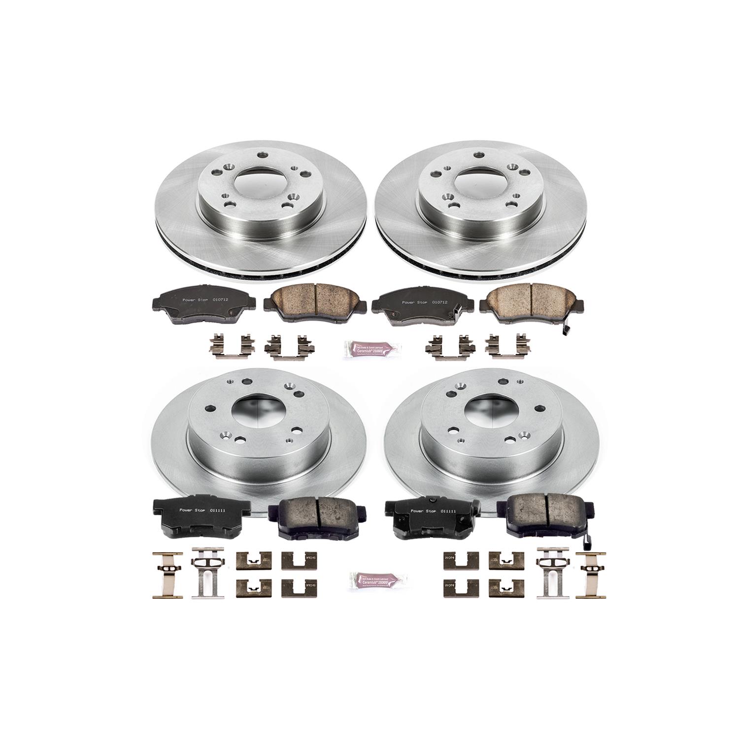 Power Stop 02-06 Acura RSX Front & Rear Autospecialty Brake Kit (1x psbKOE2270, 1x psbKOE2386) thumbnail 3