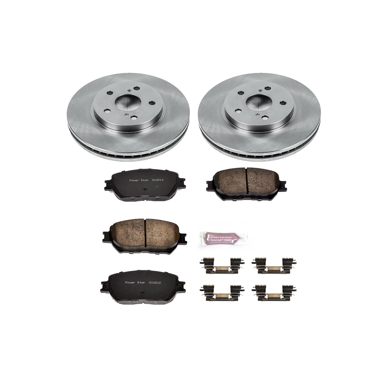 Power Stop 2002 Toyota Camry Front & Rear Autospecialty Brake Kit (1x psbKOE2417, 1x psbKOE2414) thumbnail 5