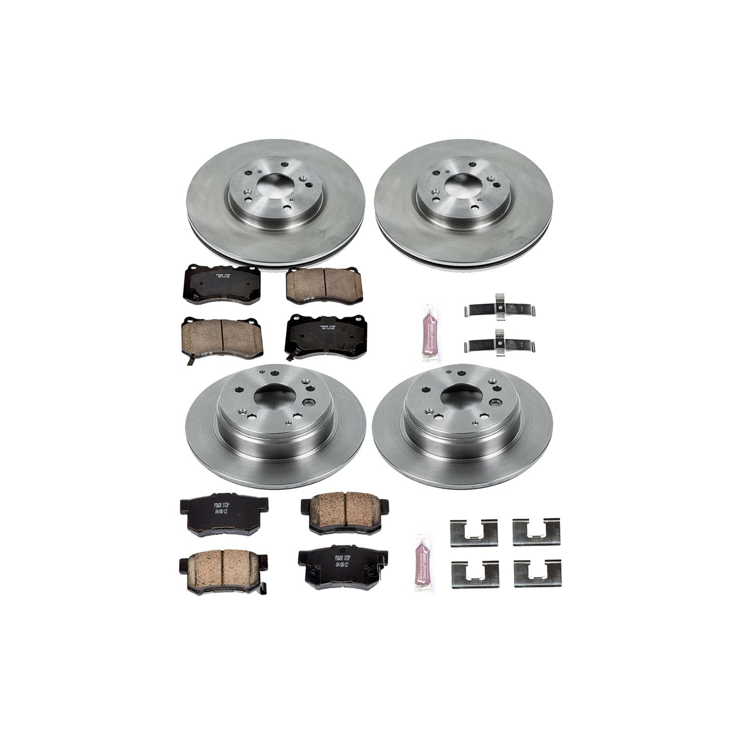 Power Stop 04-08 Acura TL Front & Rear Autospecialty Brake Kit (1x psbKOE3029, 1x psbKOE5399) thumbnail 4