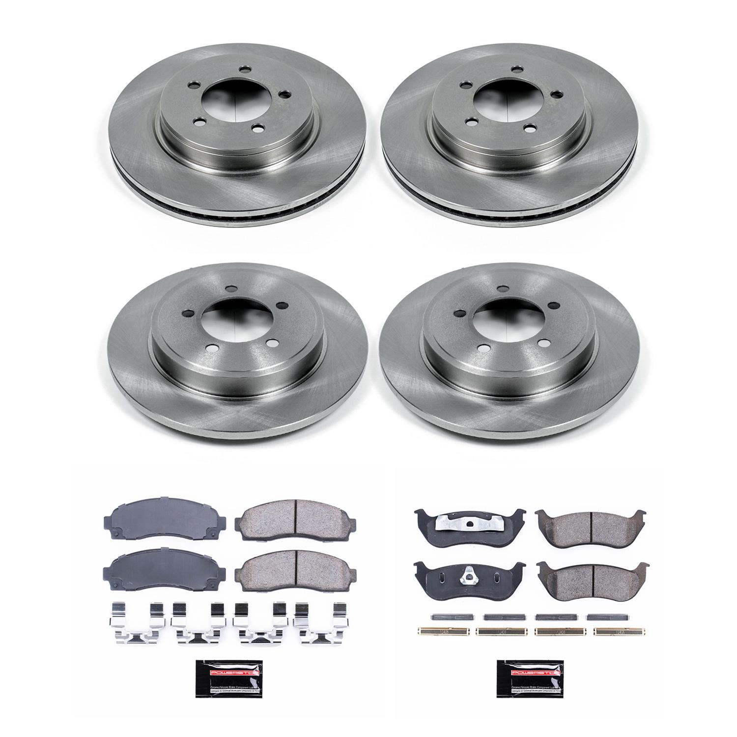 Power Stop 02-05 Ford Explorer Front & Rear Autospecialty Brake Kit (1x psbKOE1931, 1x psbKOE3150) thumbnail 9