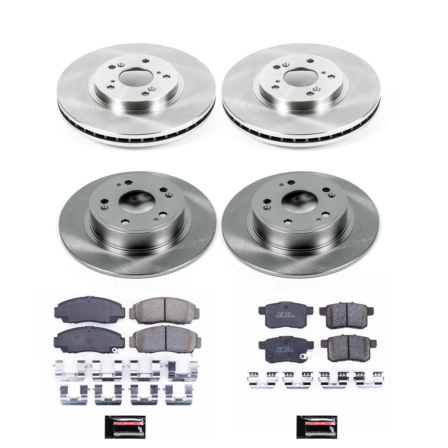 Power Stop 09-10 Acura TSX Front & Rear Autospecialty Brake Kit (1x psbKOE2292, 1x psbKOE3127) thumbnail 9