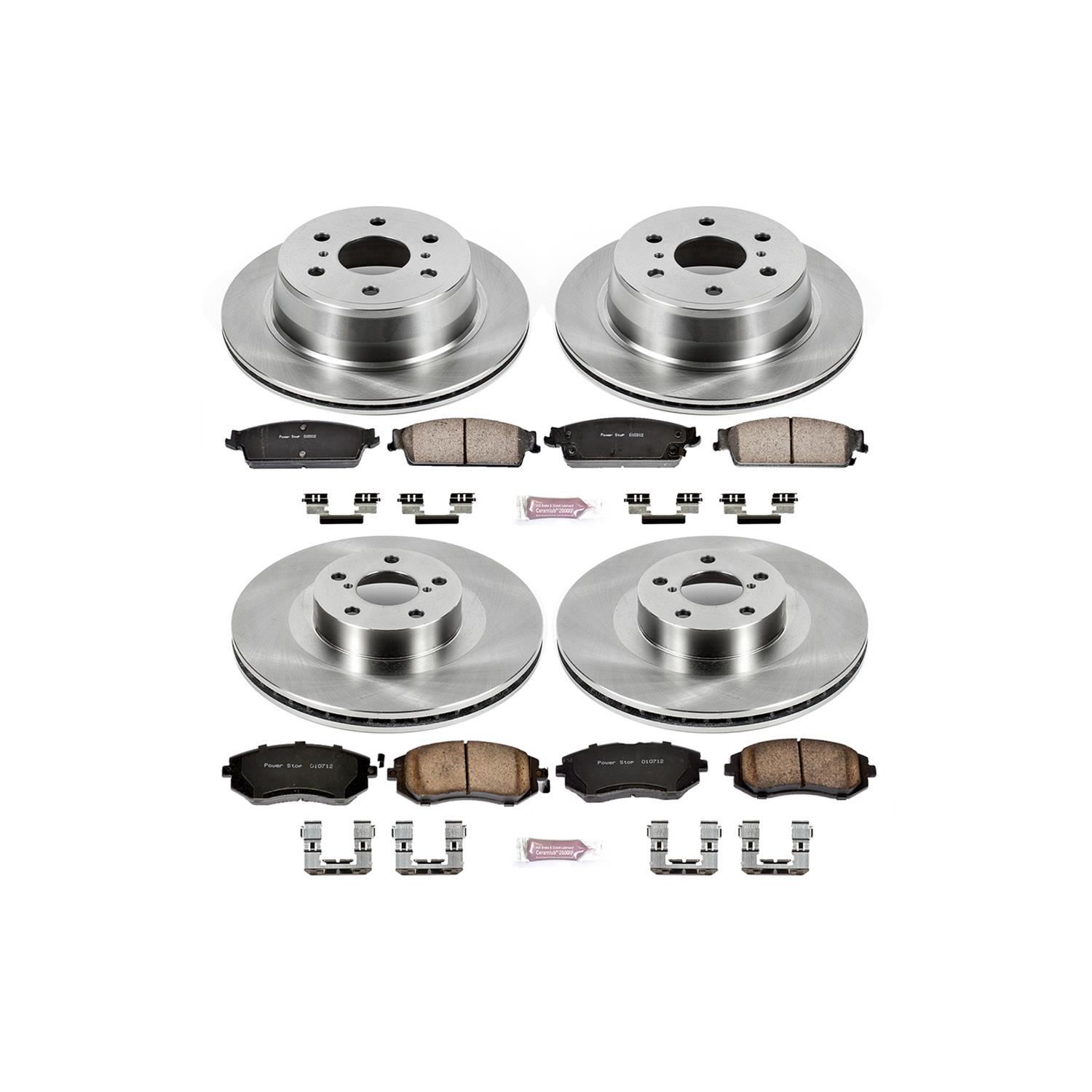 Power Stop 03-06 Subaru Baja Front & Rear Autospecialty Brake Kit (1x psbKOE2373, 1x psbKOE3124) thumbnail 3