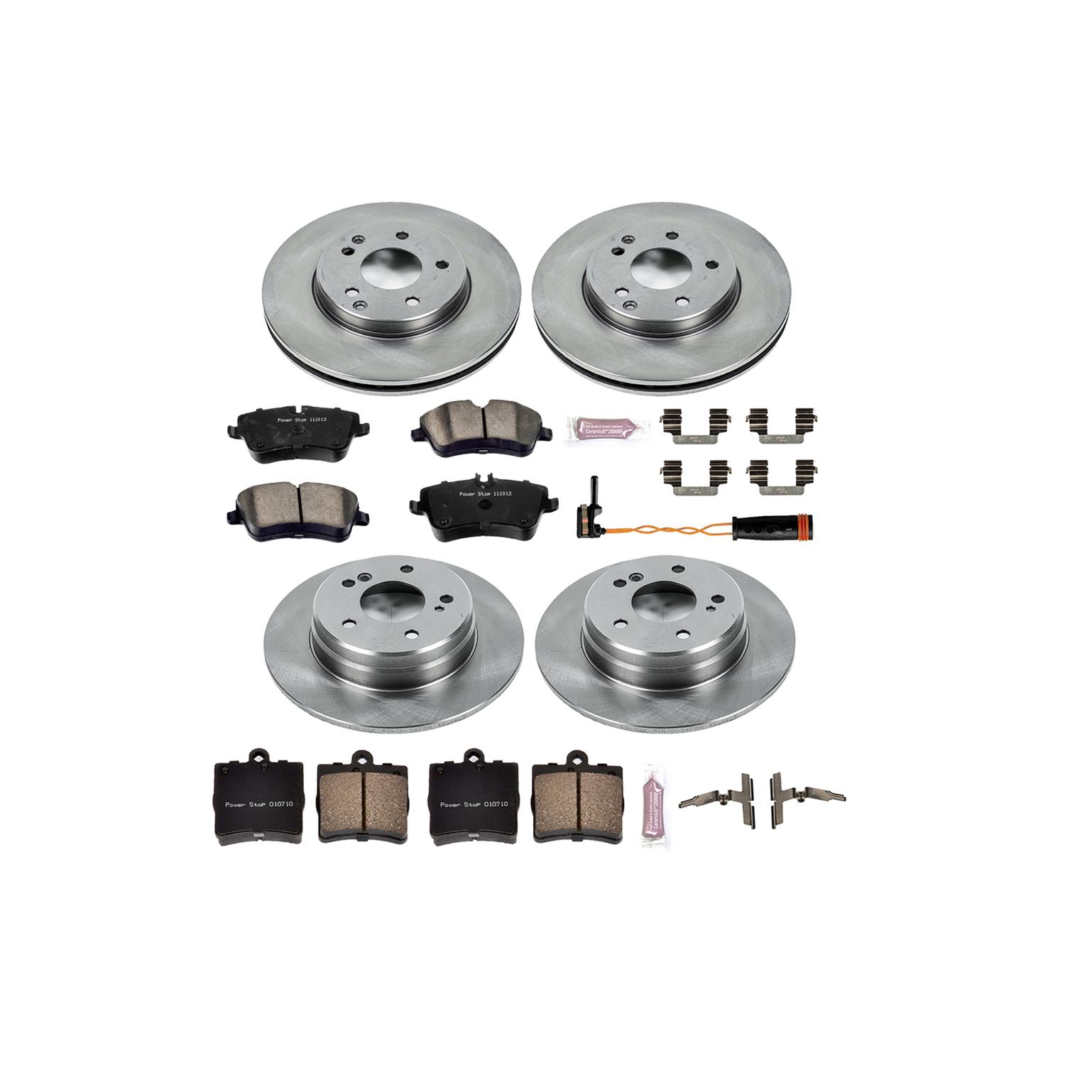 Power Stop 02-05 Mercedes-Benz C230 Front & Rear Autospecialty Brake Kit (1x psbKOE368, 1x psbKOE3048) thumbnail 3