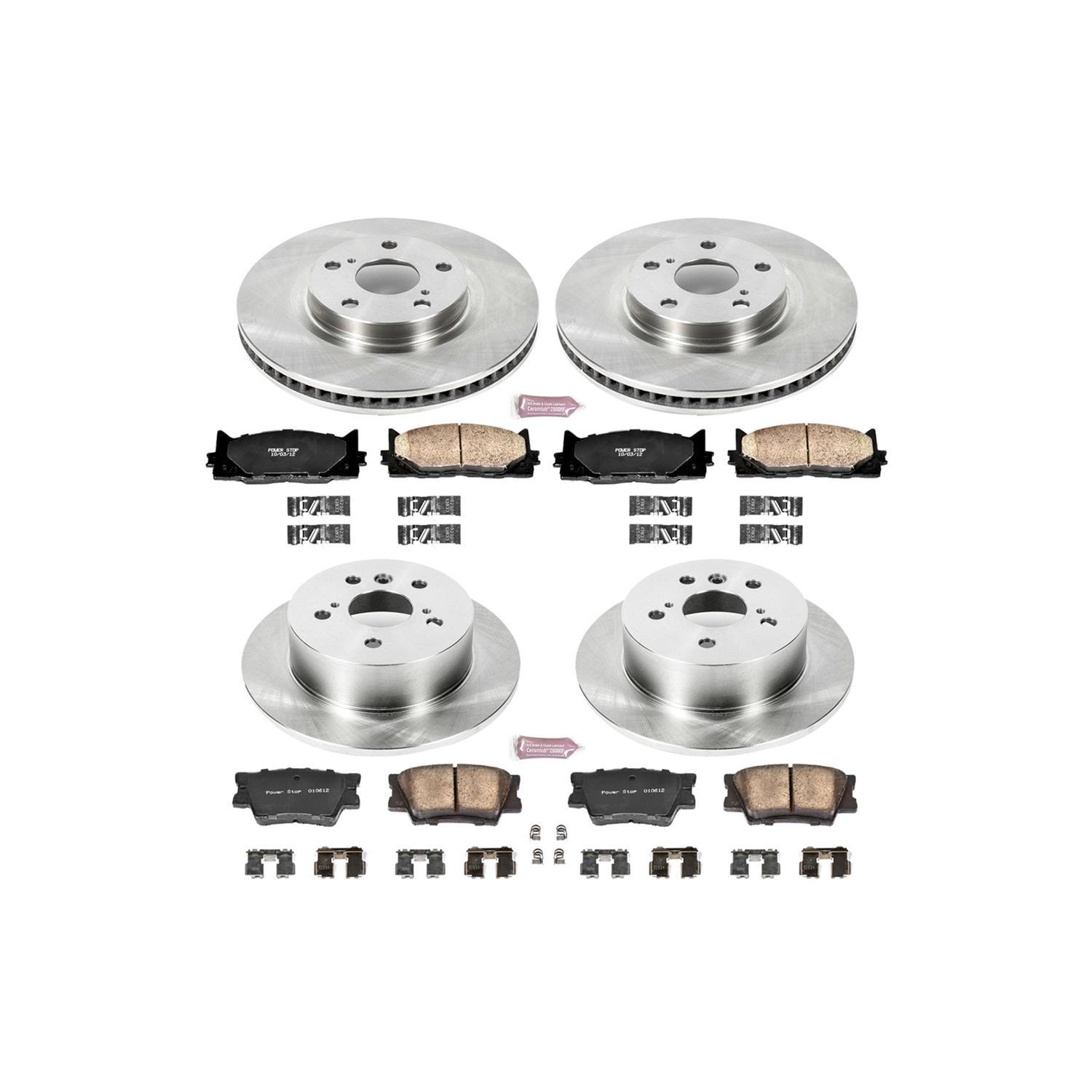 PowerStop KOE2822 PowerStop Z17 Evolution Plus Stock Replacement