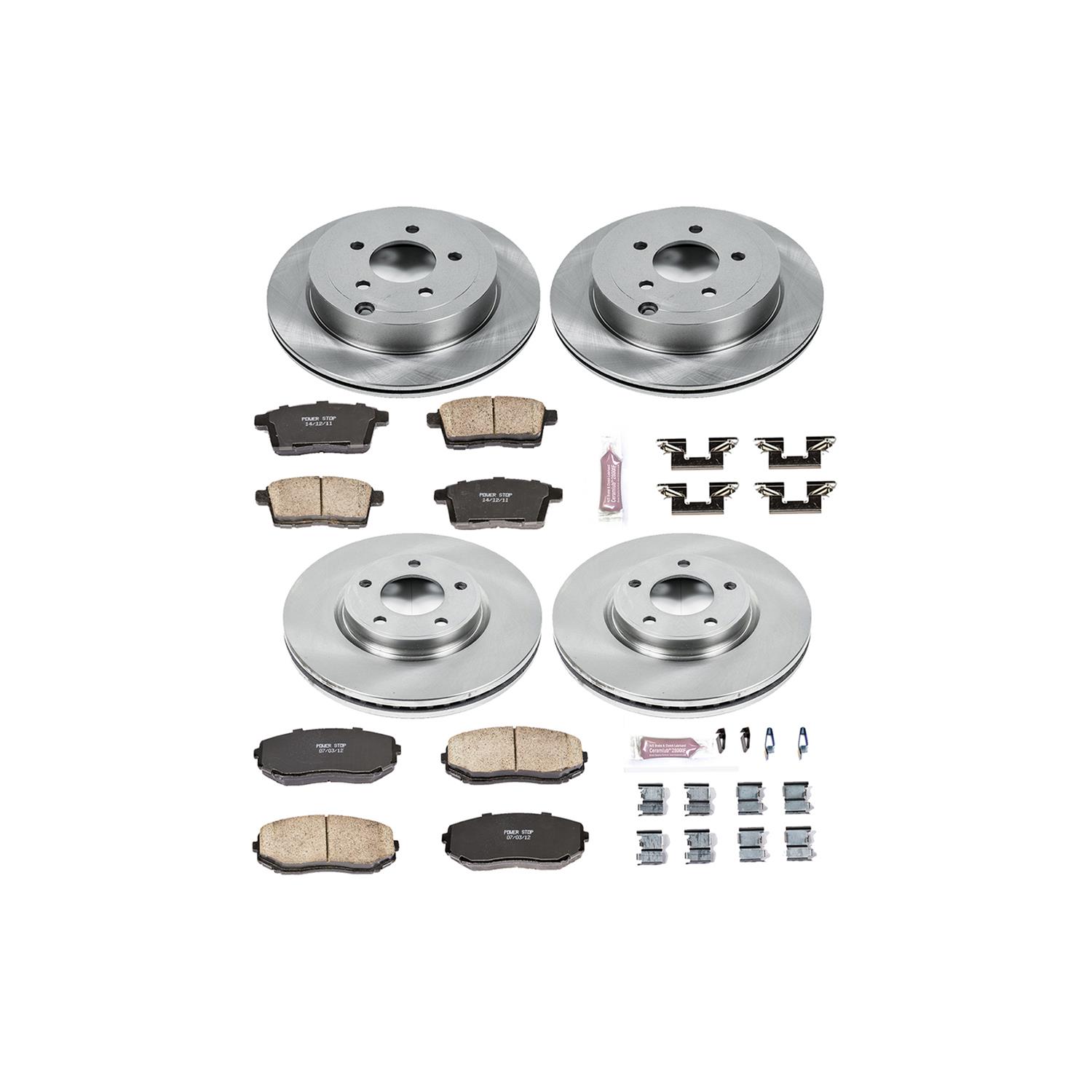 Power Stop 07-09 Ford Edge Front & Rear Autospecialty Brake Kit (1x psbKOE3060, 1x psbKOE3071) thumbnail 4
