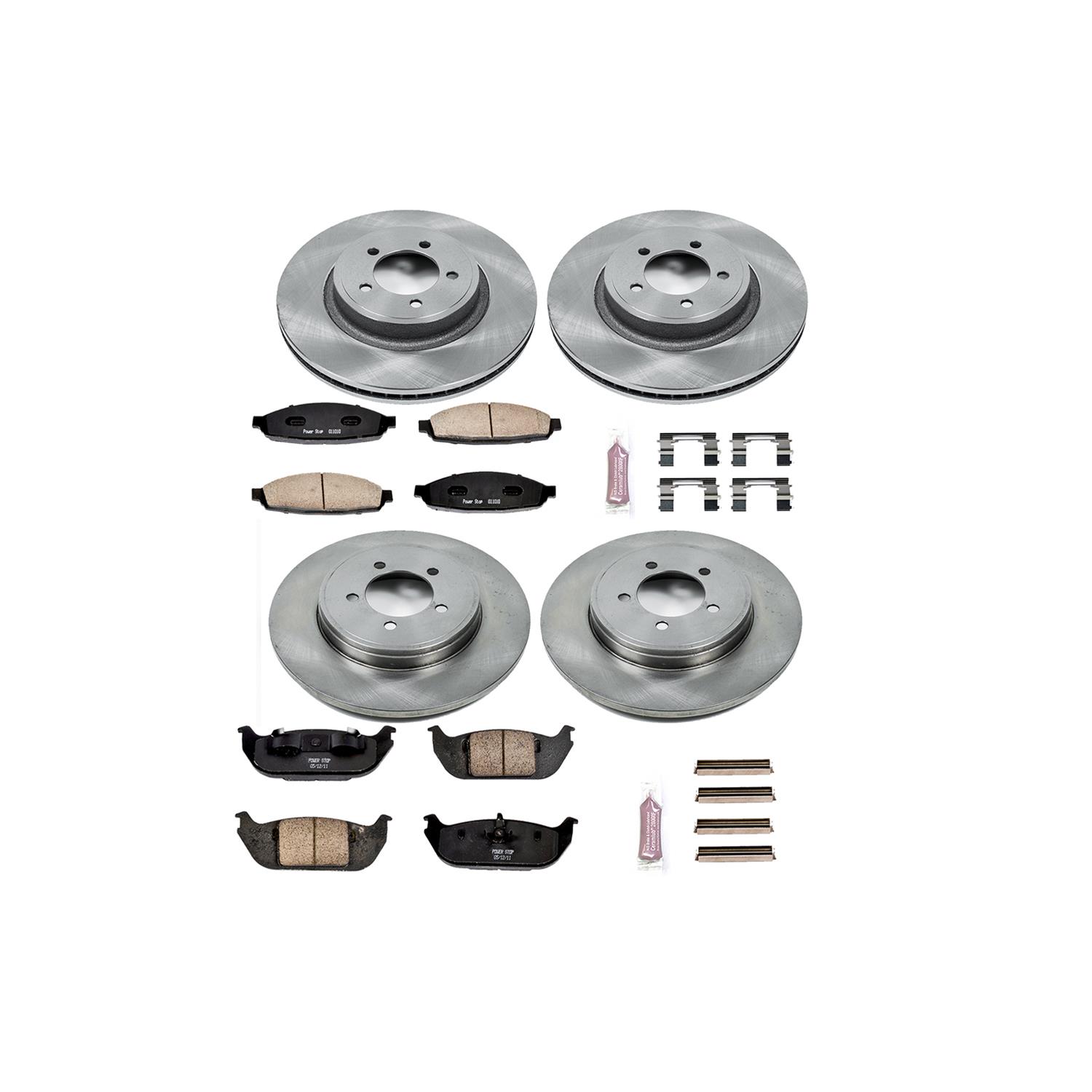 Power Stop 03-05 Lincoln Aviator Front & Rear Autospecialty Brake Kit (1x psbKOE3024, 1x psbKOE3025) thumbnail 4
