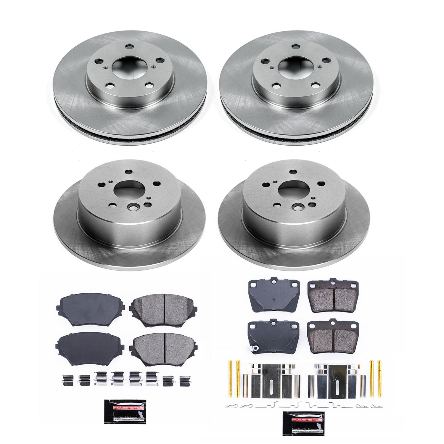 Power Stop 04-05 Toyota RAV4 Front & Rear Autospecialty Brake Kit (1x psbKOE2419, 1x psbKOE3028) thumbnail 8