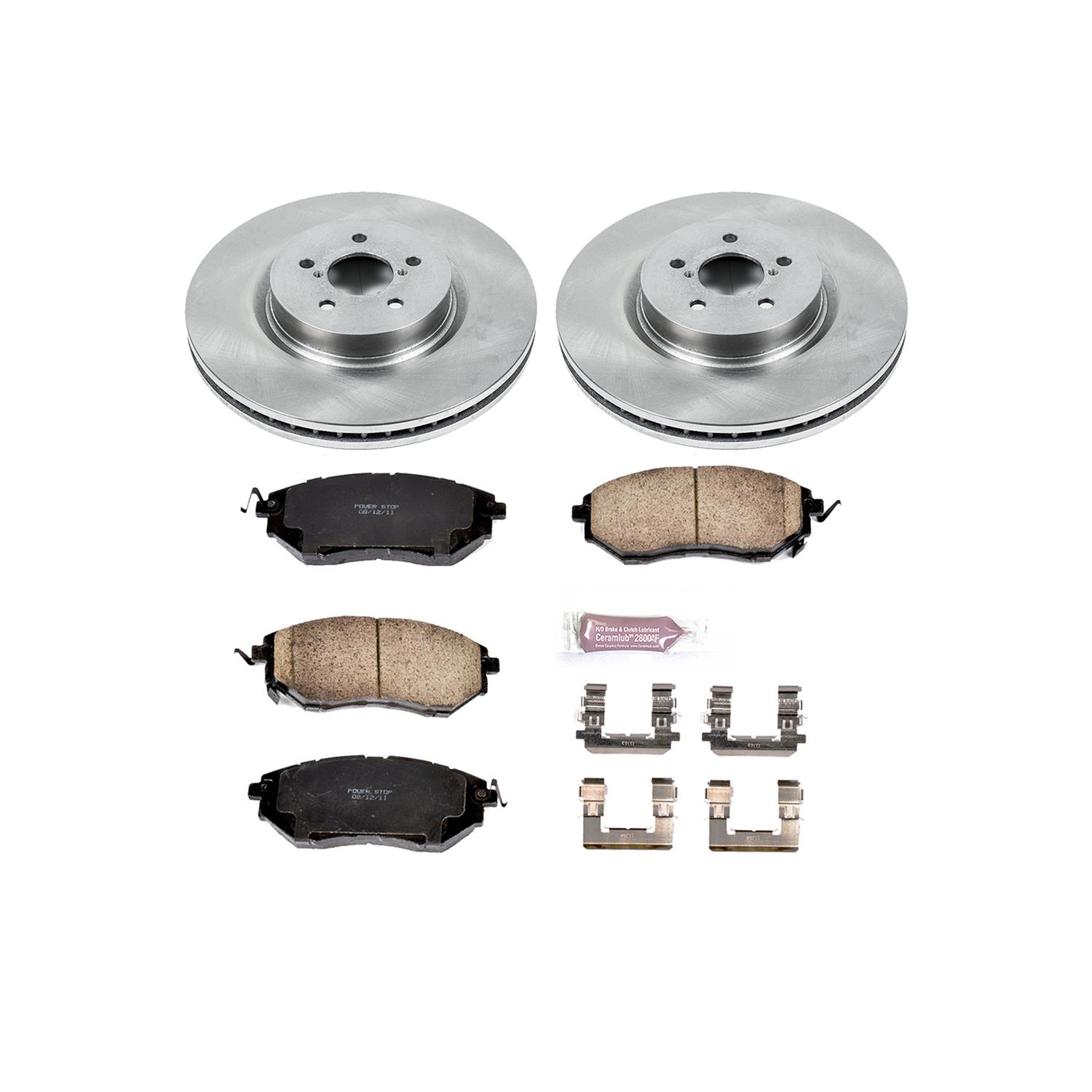 Power Stop 10-14 Subaru Legacy Front and Rear Autospecialty Kit w/Calipers (1x psbKOE5883, 1x psbKOE285) thumbnail 5