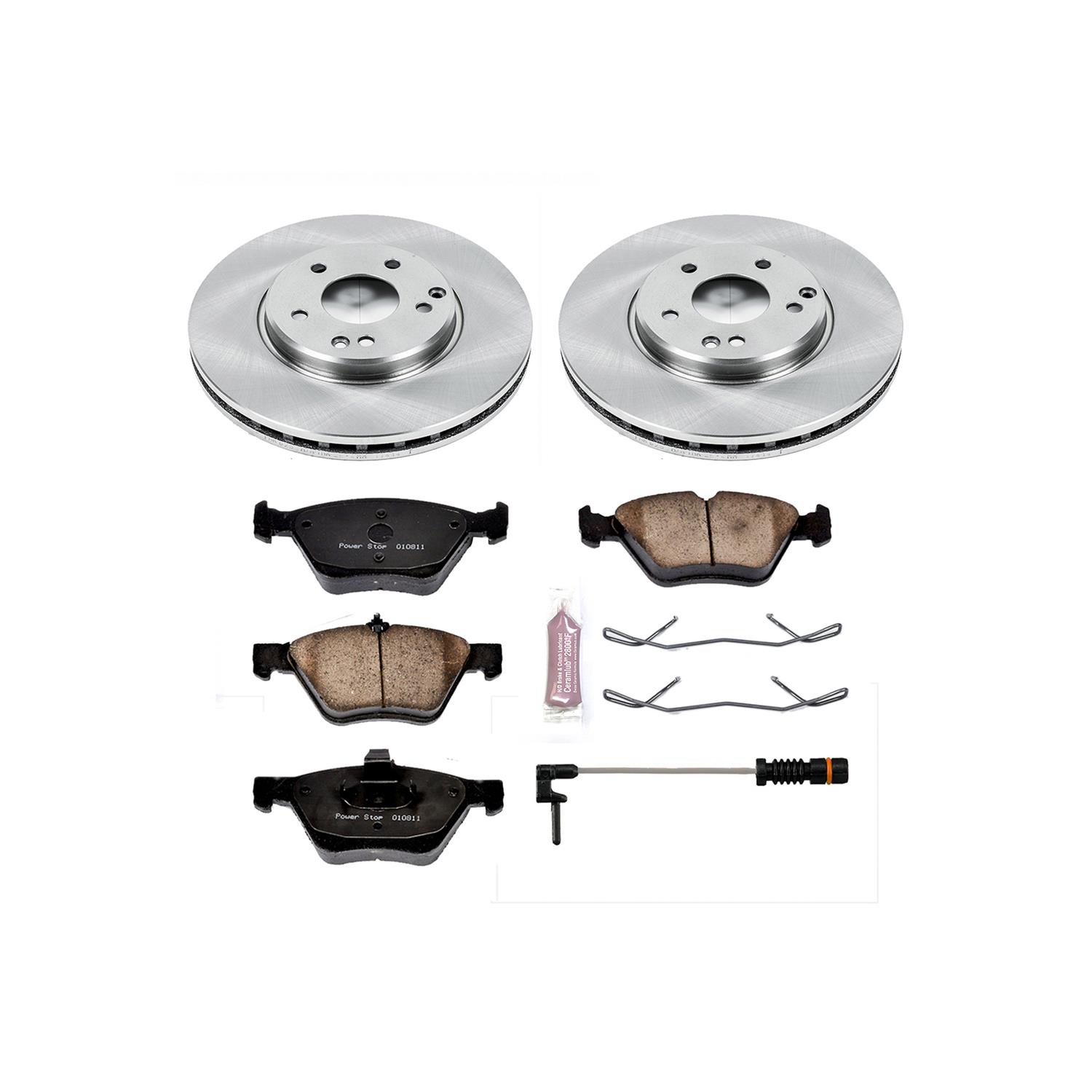 Power Stop 01-04 Mercedes-Benz SLK320 Front & Rear Autospecialty Brake Kit (1x psbKOE368, 1x psbKOE2926) thumbnail 4