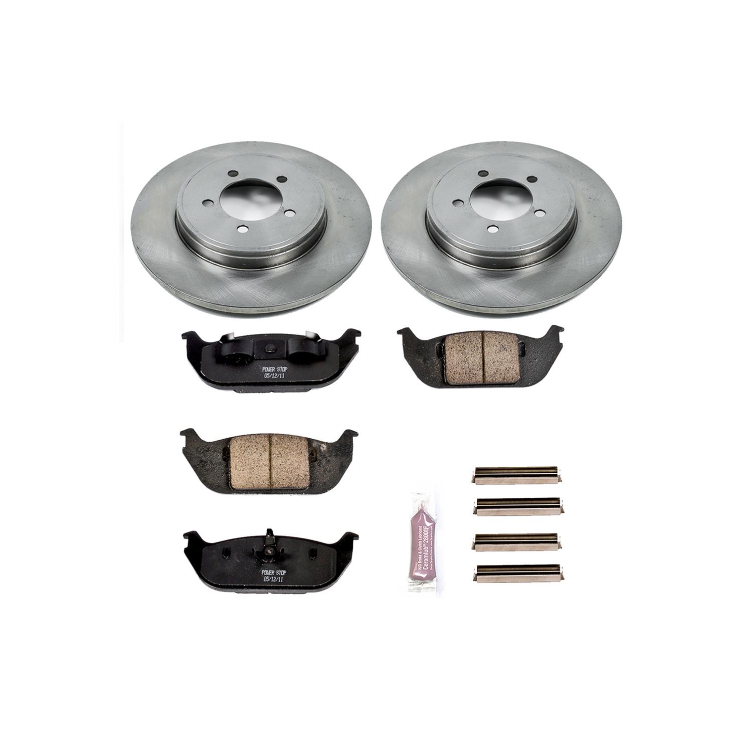 Power Stop 03-05 Lincoln Aviator Front & Rear Autospecialty Brake Kit (1x psbKOE3024, 1x psbKOE3025) thumbnail 5