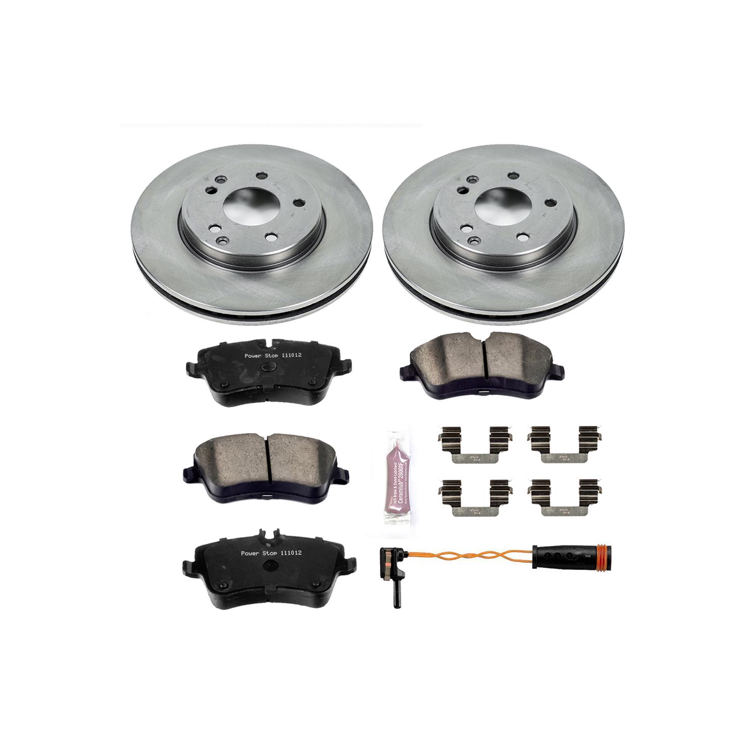 Power Stop 02-05 Mercedes-Benz C230 Front & Rear Autospecialty Brake Kit (1x psbKOE368, 1x psbKOE3048) thumbnail 4