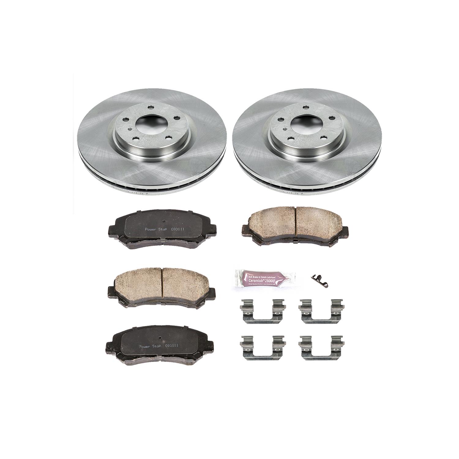Power Stop 2018 Nissan Maxima Front & Rear Autospecialty Brake Kit (1x psbKOE8062, 1x psbKOE3076) thumbnail 5