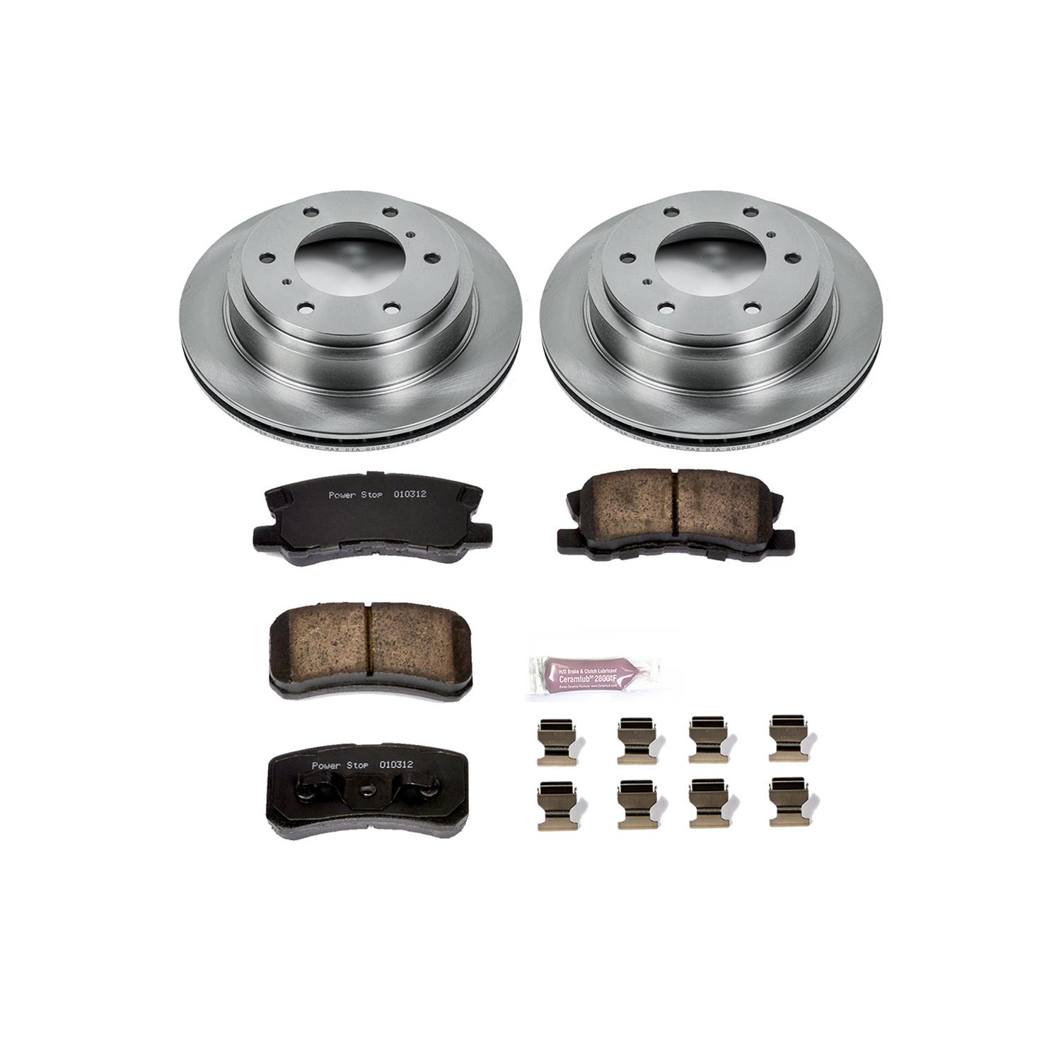 Power Stop 01-06 Mitsubishi Montero Front & Rear Autospecialty Brake Kit (1x psbKOE3119, 1x psbKOE148) thumbnail 5