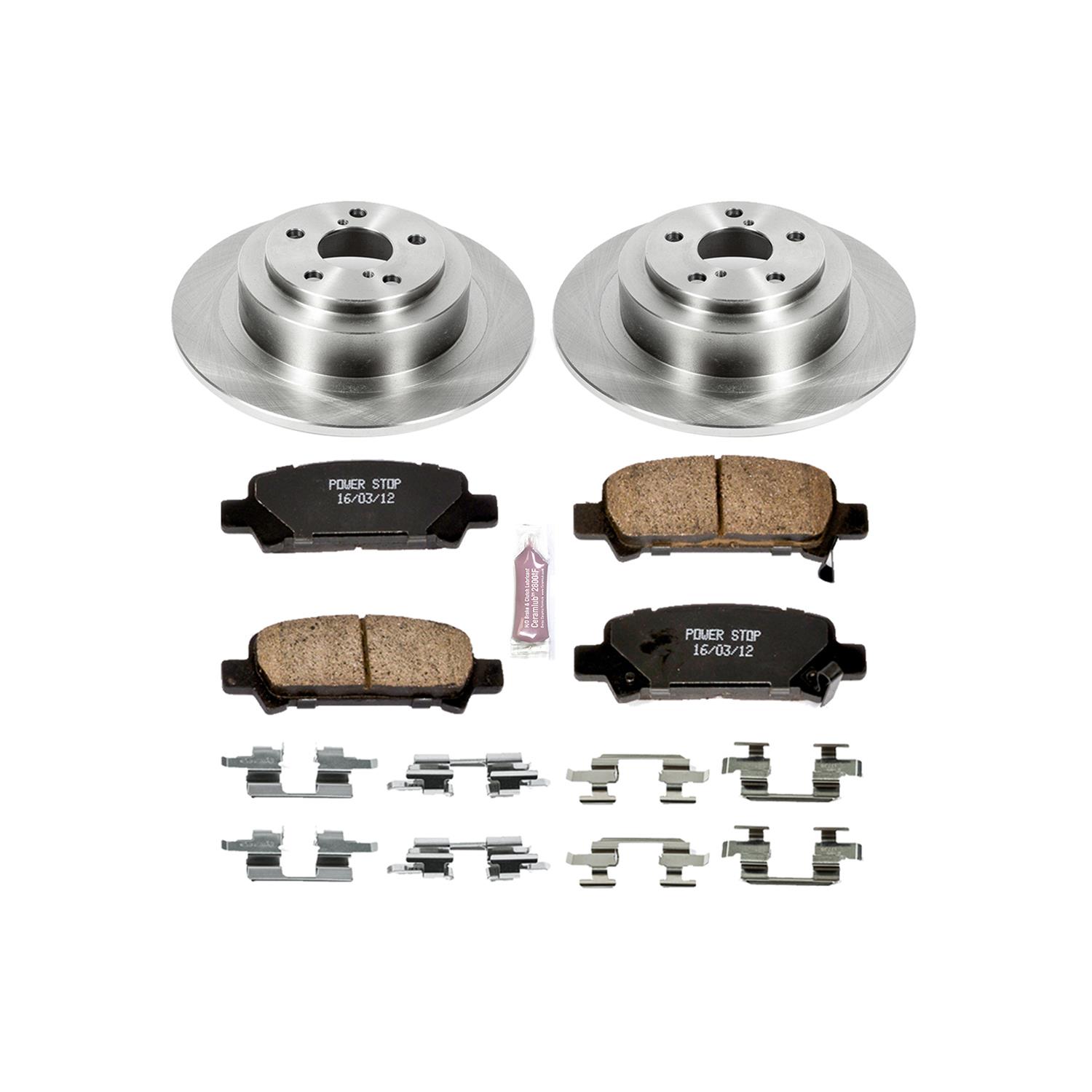 Power Stop 03-06 Subaru Baja Front & Rear Autospecialty Brake Kit (1x psbKOE2373, 1x psbKOE3124) thumbnail 4