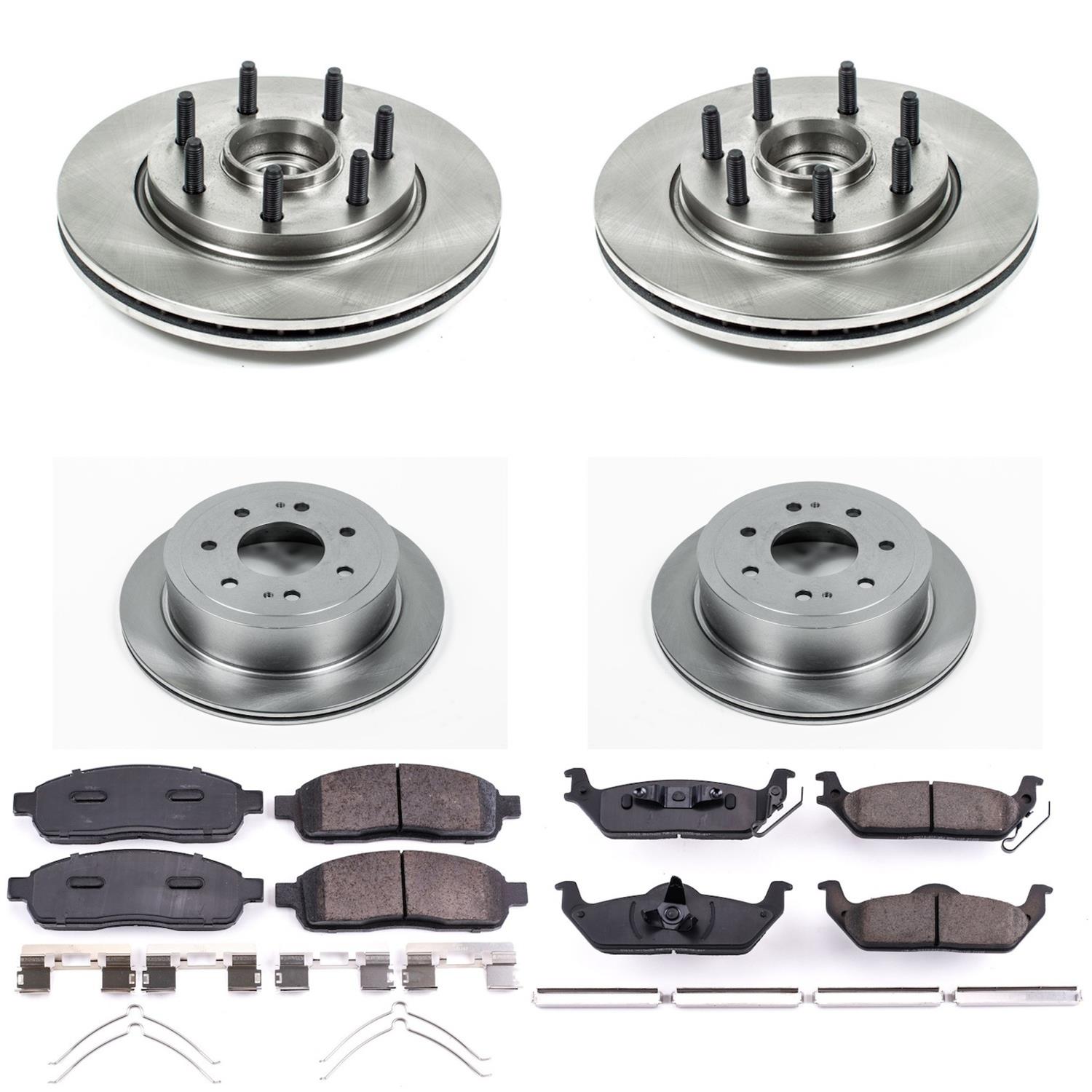 Power Stop 06-08 Lincoln Mark LT Front & Rear Autospecialty Brake Kit (2x psbAR8598, 2x psbAR8594, 1x psb17-1011, 1x psb17-1012) thumbnail 9