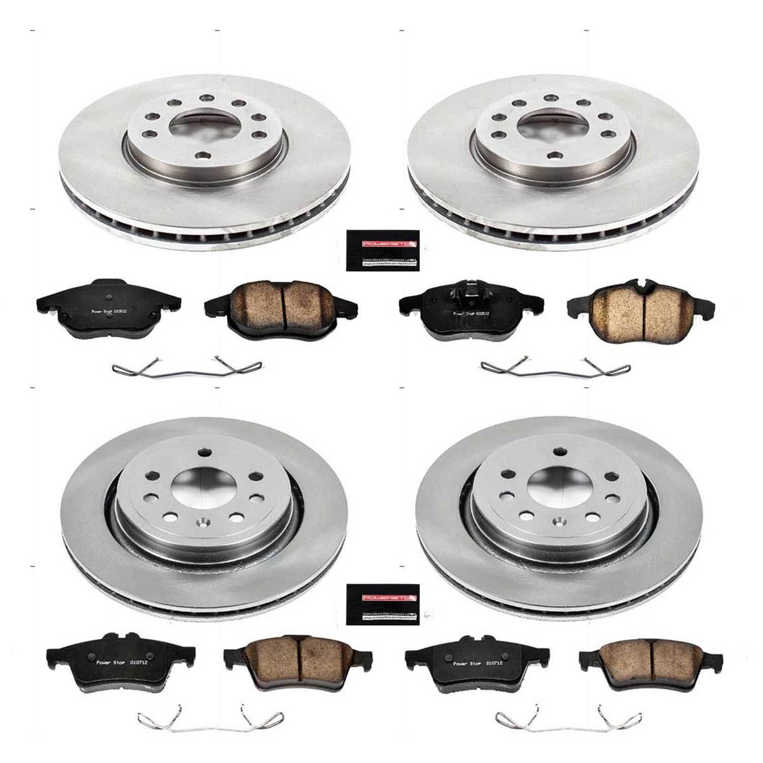 Power Stop 06-07 Saab 9-3 Front & Rear Autospecialty Brake Kit (1x psbKOE978, 1x psbKOE983) thumbnail 3