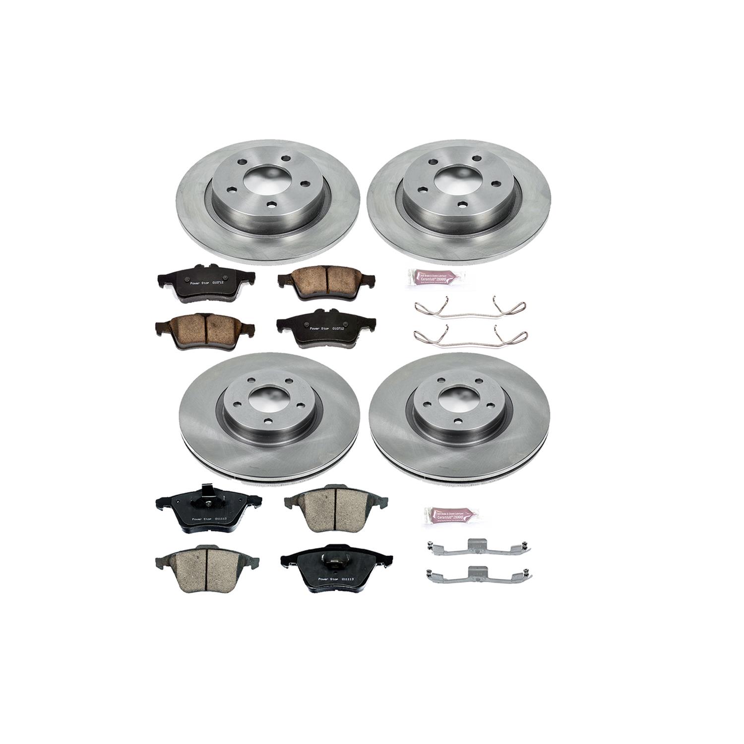 Power Stop 07-13 Mazda 3 Front & Rear Autospecialty Brake Kit (1x psbKOE129, 1x psbKOE5279) thumbnail 3