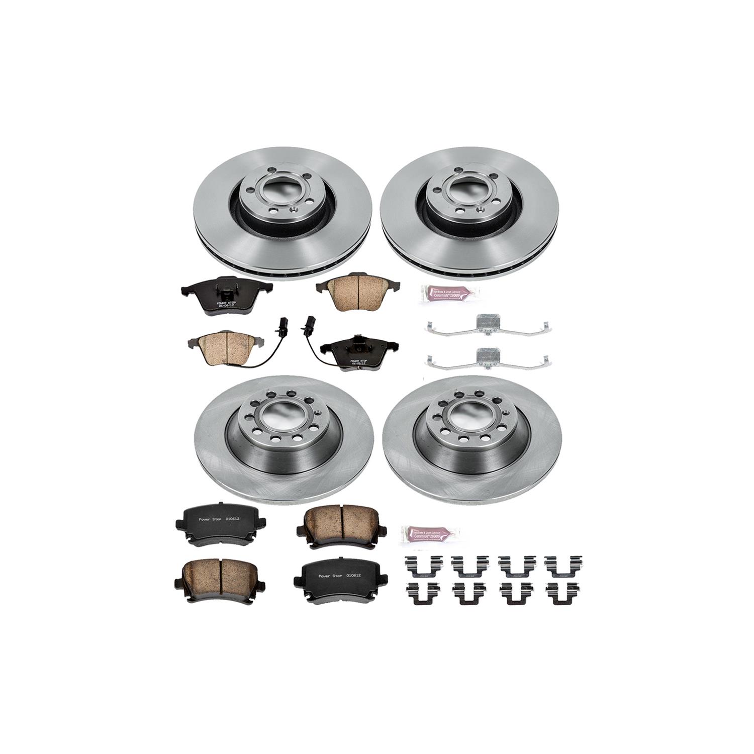 Power Stop 05-11 Audi A6 Front & Rear Autospecialty Brake Kit (1x psbKOE2993, 1x psbKOE4625) thumbnail 4
