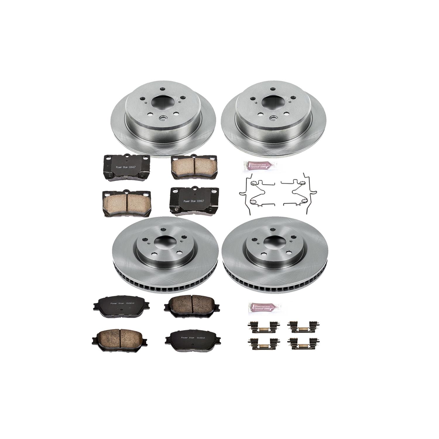 Power Stop 09-13 Lexus IS250 Front & Rear Autospecialty Brake Kit (1x psbKOE195, 1x psbKOE5272) thumbnail 2