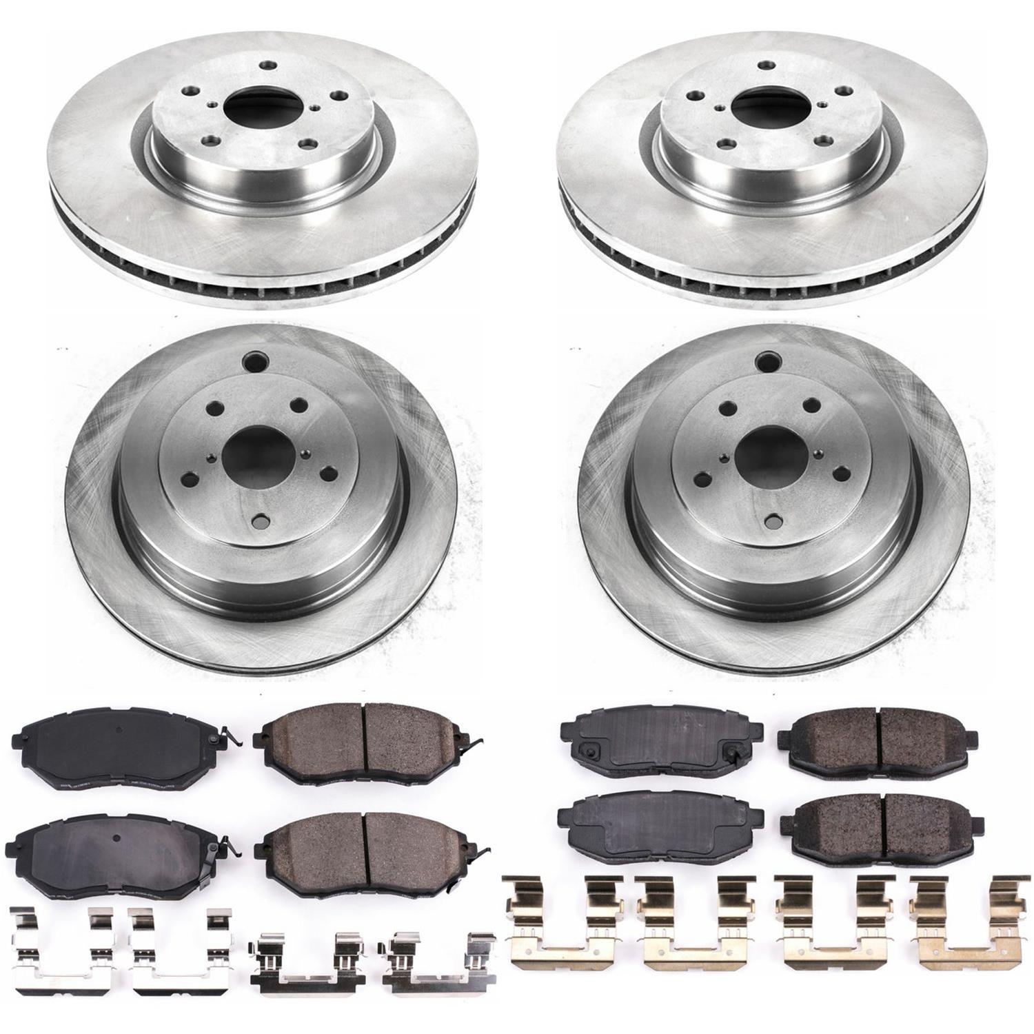 Power Stop 06-07 Subaru B9 Tribeca Front & Rear Autospecialty Brake Kit (1x psbKOE4645, 1x psbKOE4603) thumbnail 5
