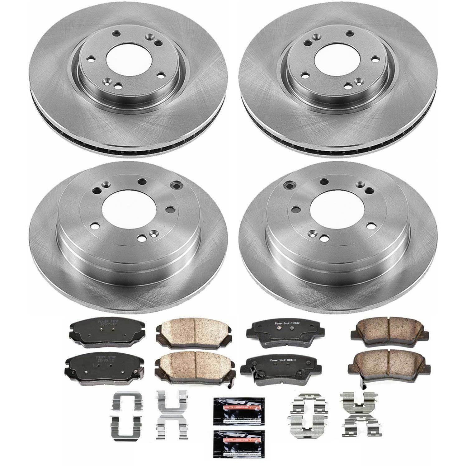 Power Stop 07-09 Kia Amanti Front & Rear Autospecialty Brake Kit (1x psbKOE4710, 1x psbKOE4646) thumbnail 4