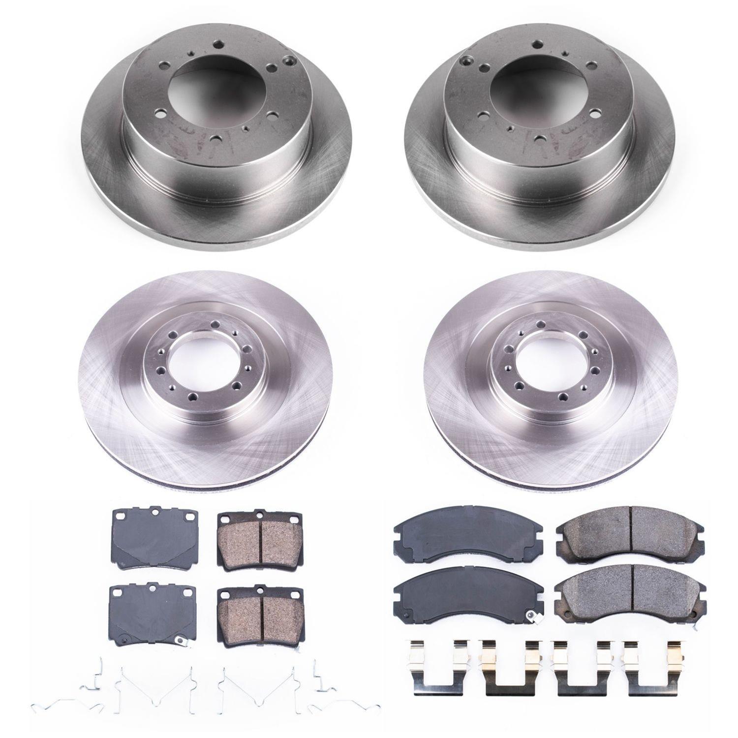 Power Stop 00-04 Mitsubishi Montero Sport Front & Rear Autospecialty Brake Kit (1x psbKOE3091, 1x psbKOE5160) thumbnail 9