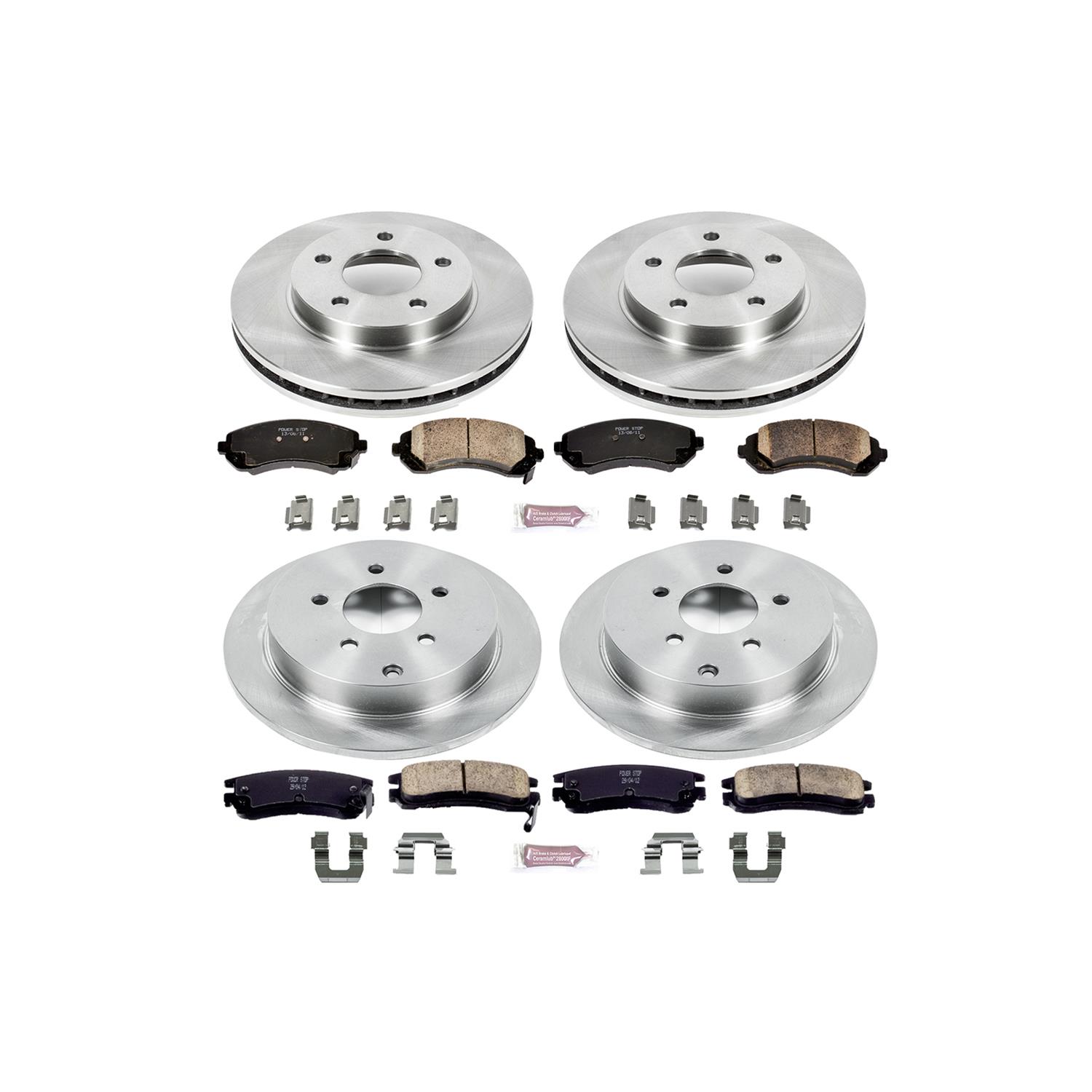 Power Stop 02-07 Buick Rendezvous Front & Rear Autospecialty Brake Kit (1x psbKOE5233, 1x psbKOE5135) thumbnail 3