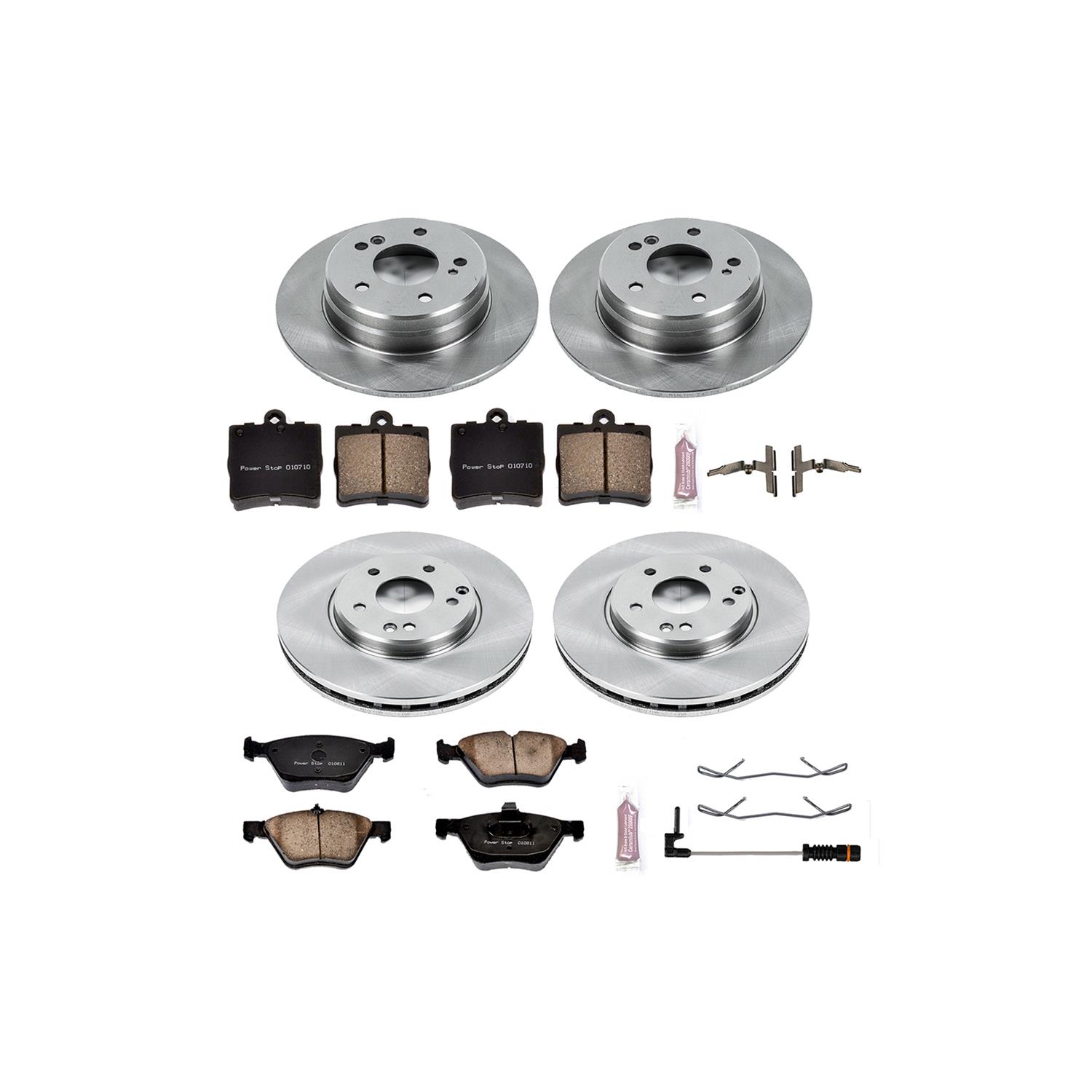 Power Stop 01-04 Mercedes-Benz SLK320 Front & Rear Autospecialty Brake Kit (1x psbKOE368, 1x psbKOE2926) thumbnail 3