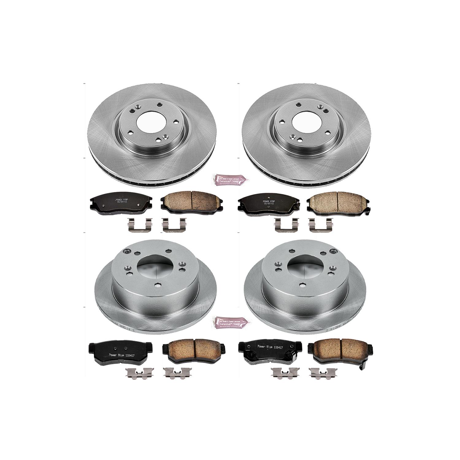 Power Stop 03-05 Hyundai XG350 Front & Rear Autospecialty Brake Kit (1x psbKOE5214, 1x psbKOE4557) thumbnail 4