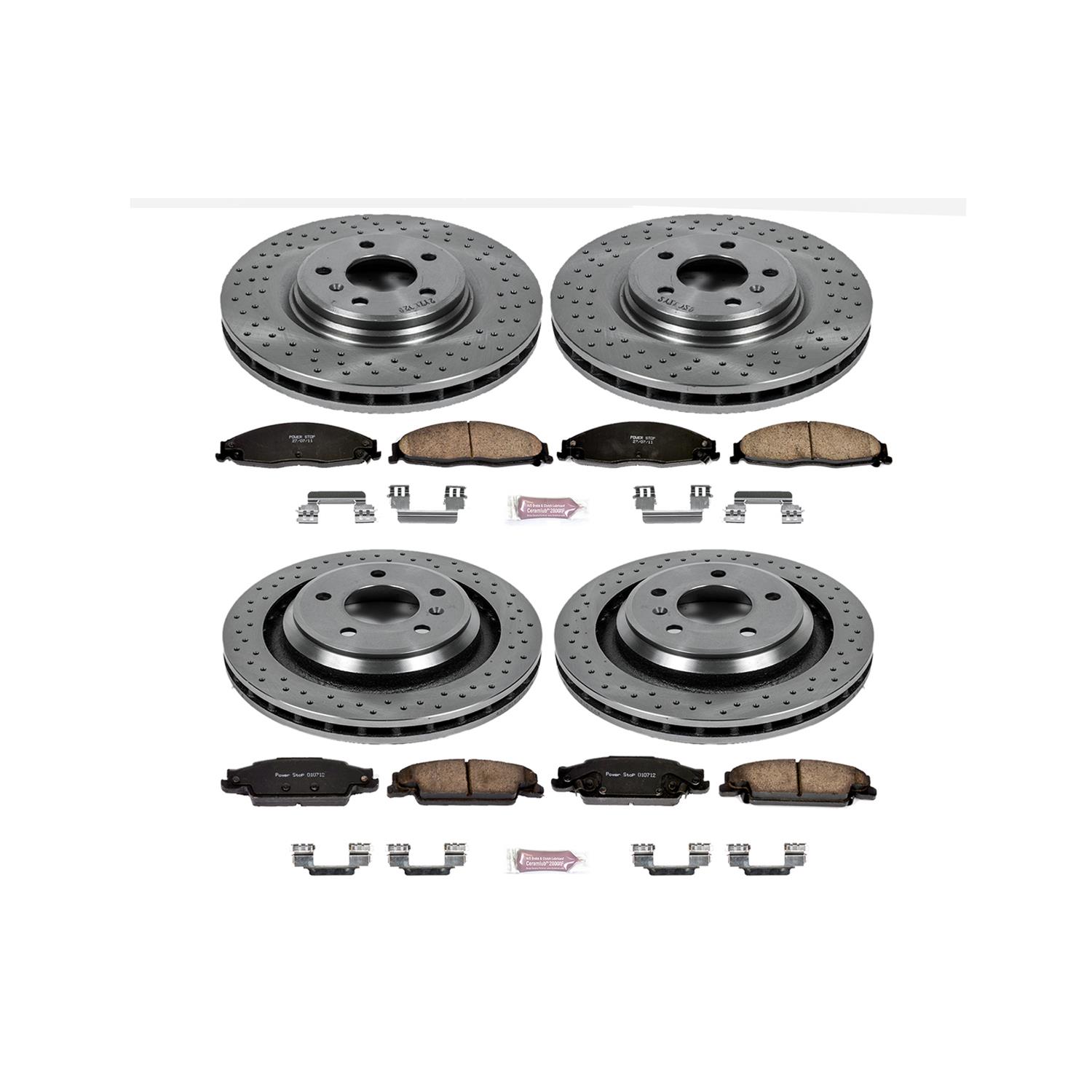 Power Stop 05-08 Pontiac Grand Prix Front & Rear Autospecialty Brake Kit (1x psbKOE1597, 1x psbKOE5289) thumbnail 3